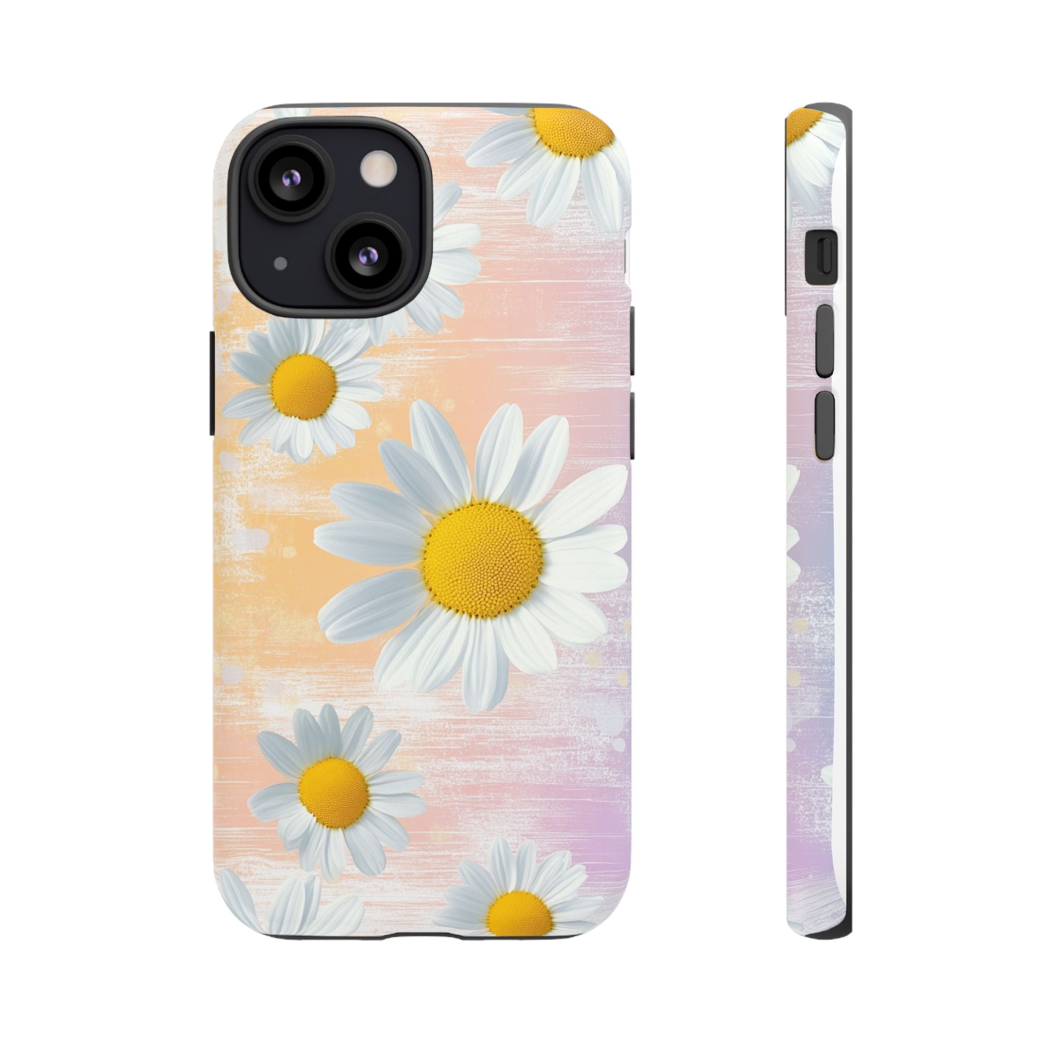 Daisy Phone Case - Floral Tough Case for Nature Lovers