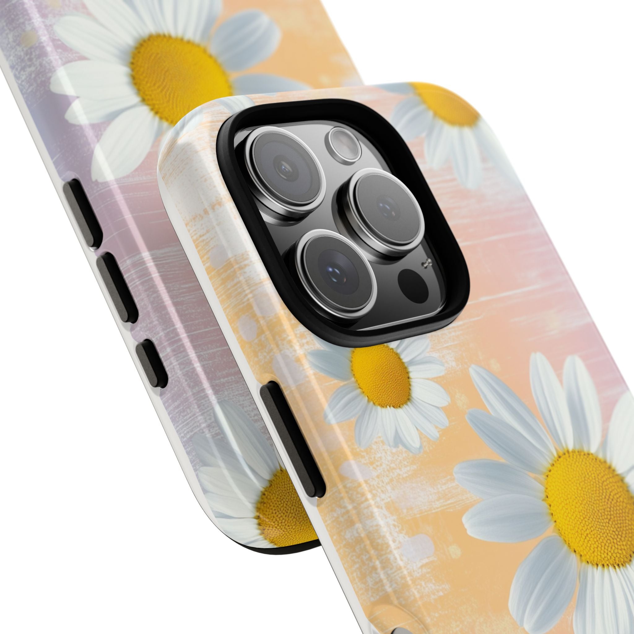 Daisy Phone Case - Floral Tough Case for Nature Lovers