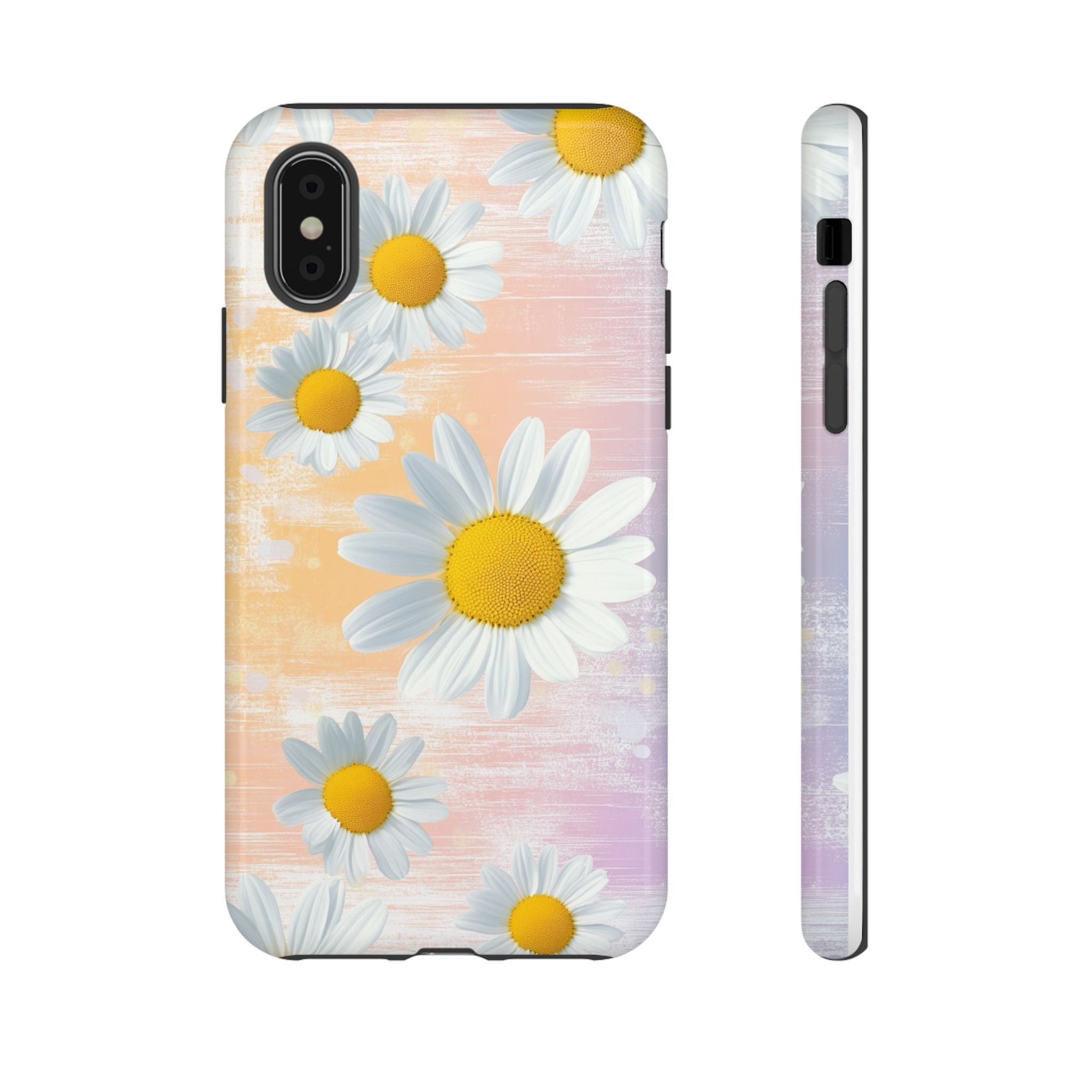 Daisy Phone Case - Floral Tough Case for Nature Lovers