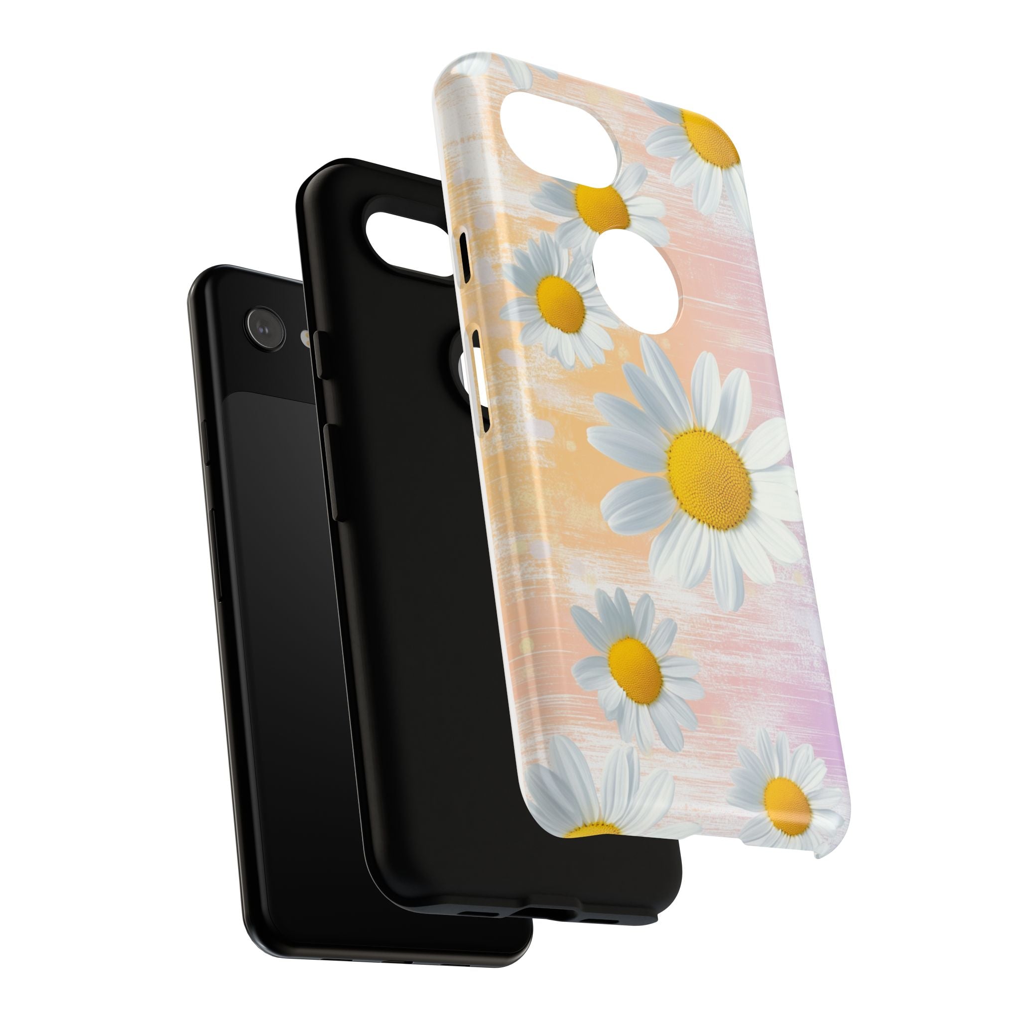 Daisy Phone Case - Floral Tough Case for Nature Lovers