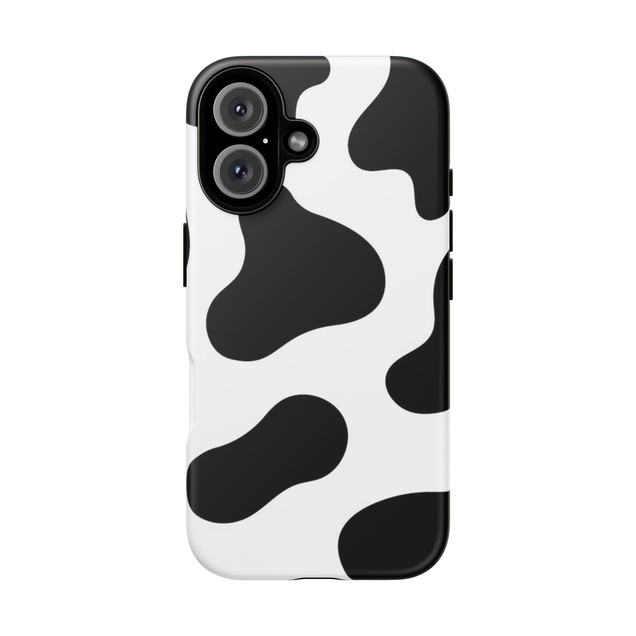 Black and White Cow Print Phone Case, Cute Tough Cases, Animal Print Case, Stylish Smartphone Accessories, Cow Lover Gift