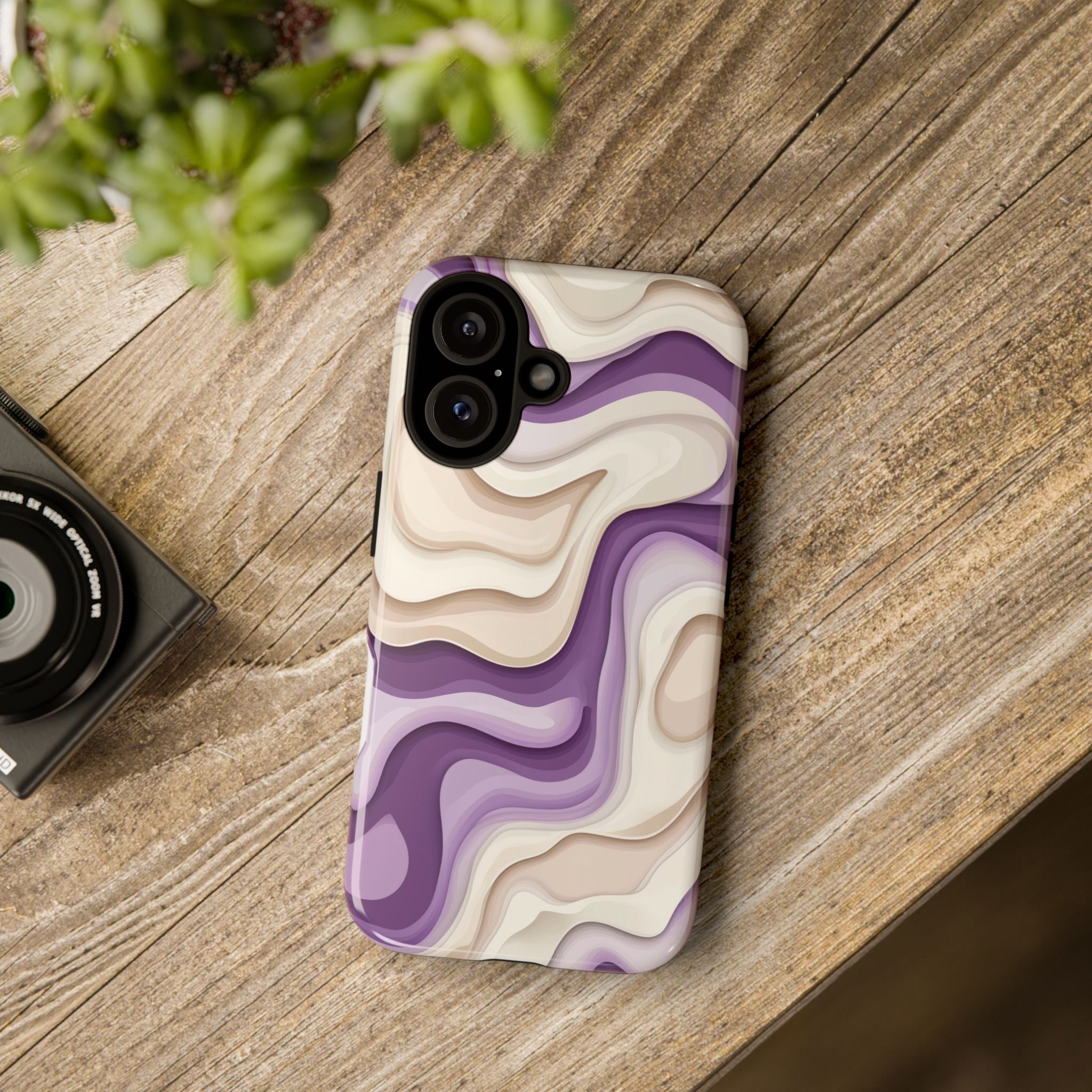 Abstract Waves Phone Case