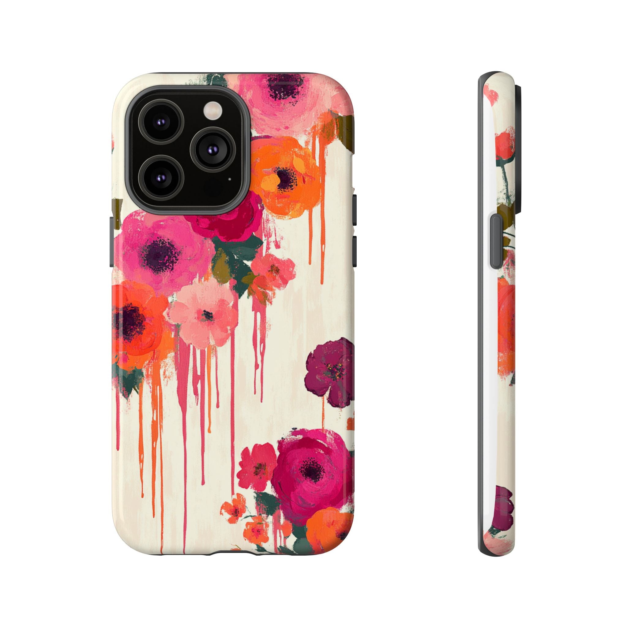 Floral Phone Case - Tough Cases with Vibrant Flower Design