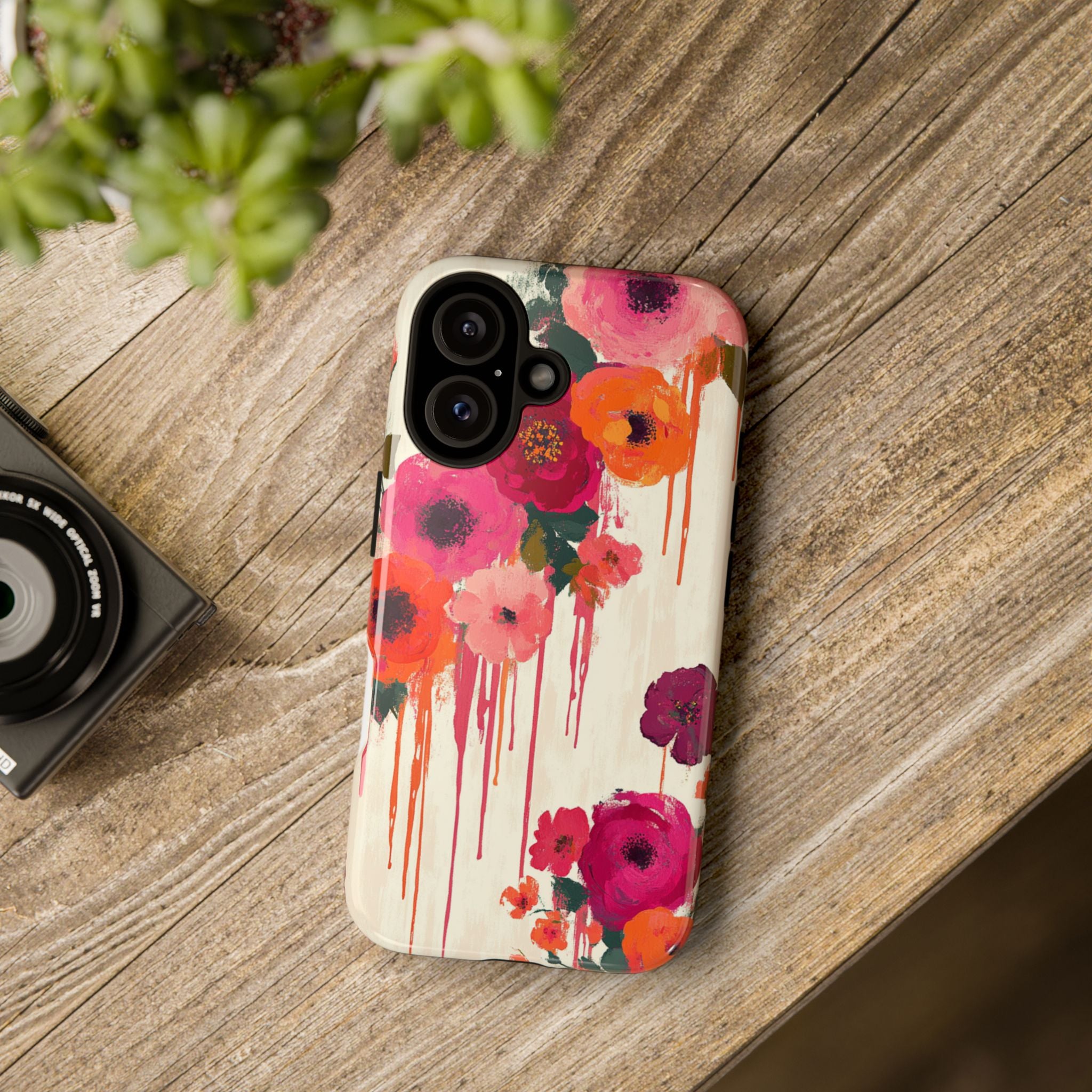 Floral Phone Case - Tough Cases with Vibrant Flower Design