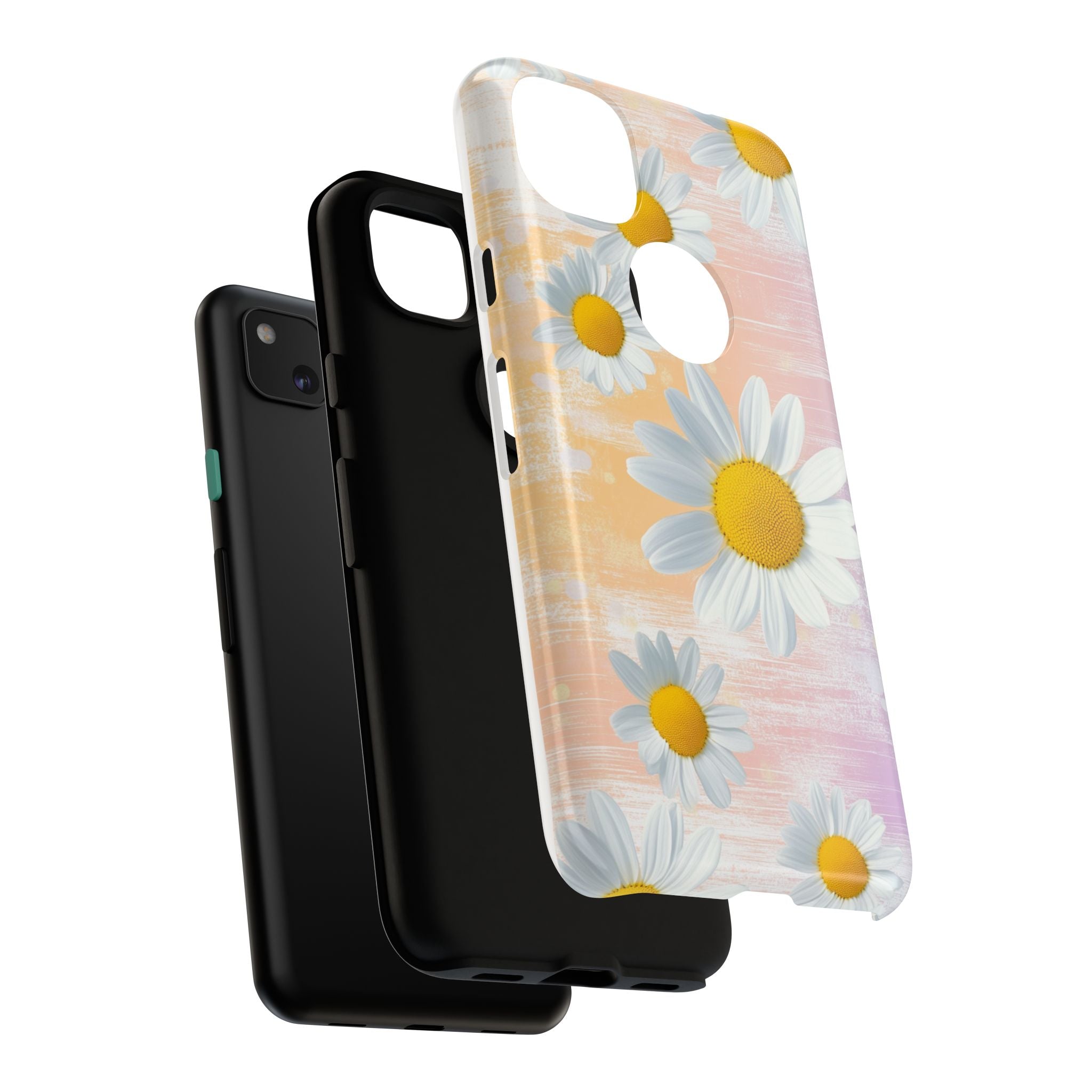 Daisy Phone Case - Floral Tough Case for Nature Lovers