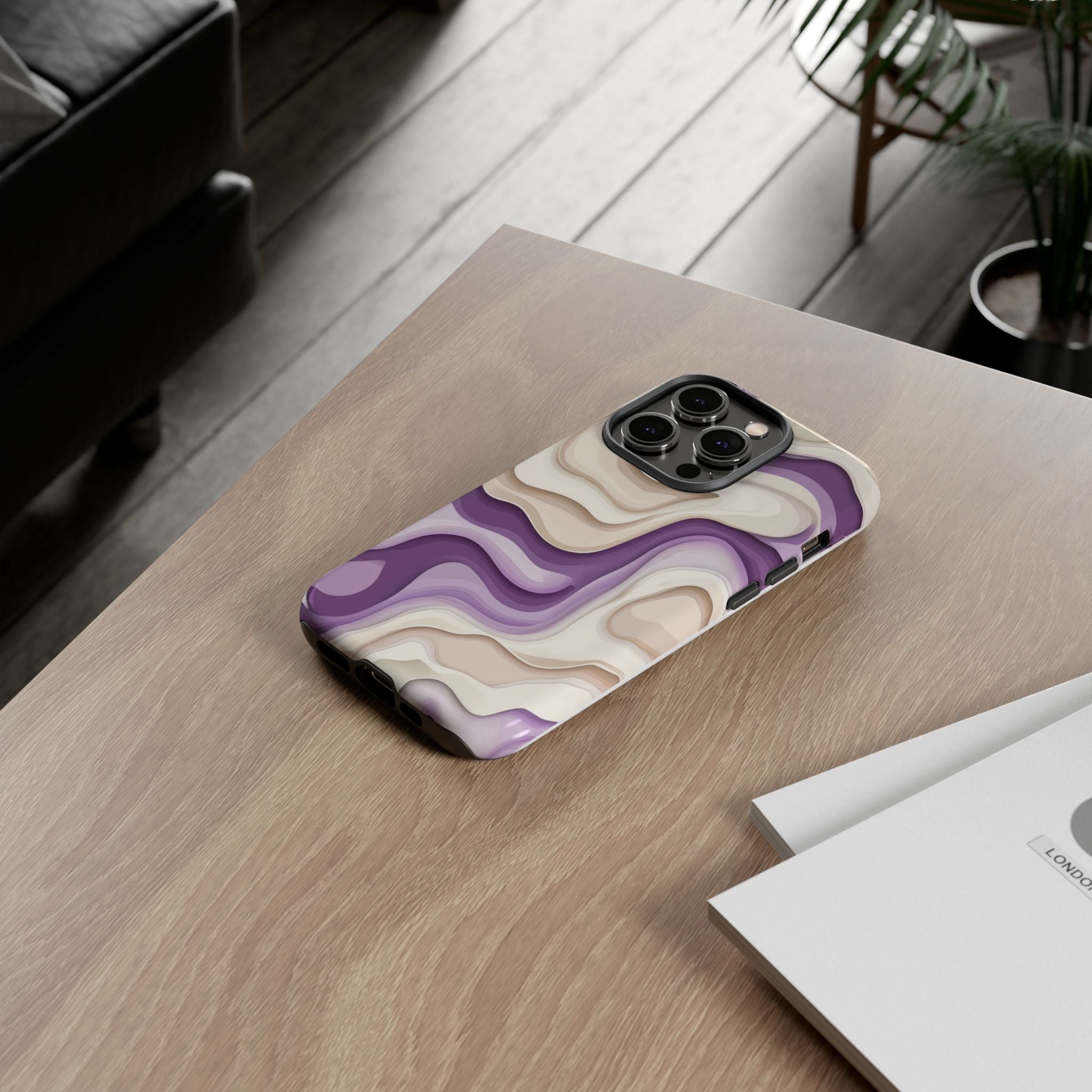 Abstract Waves Phone Case