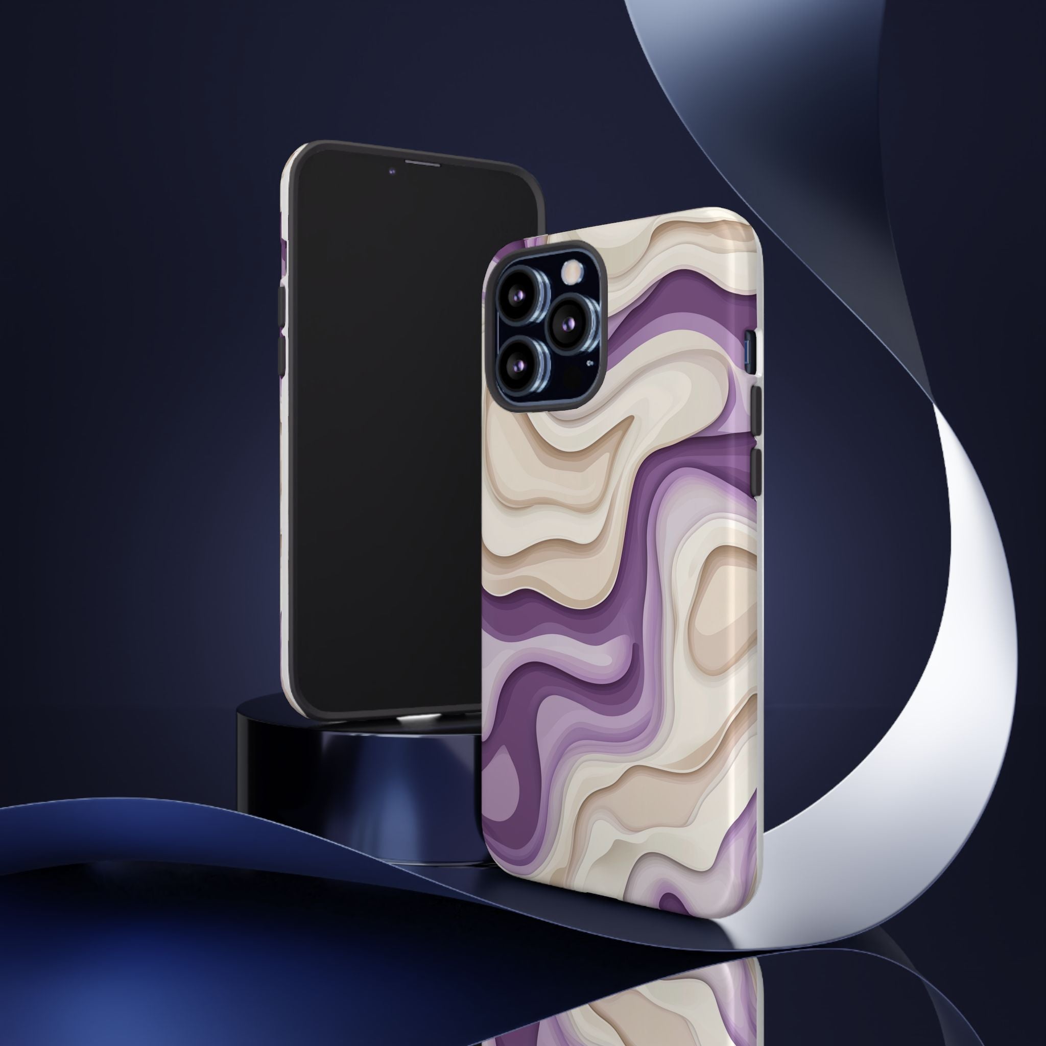 Abstract Waves Phone Case