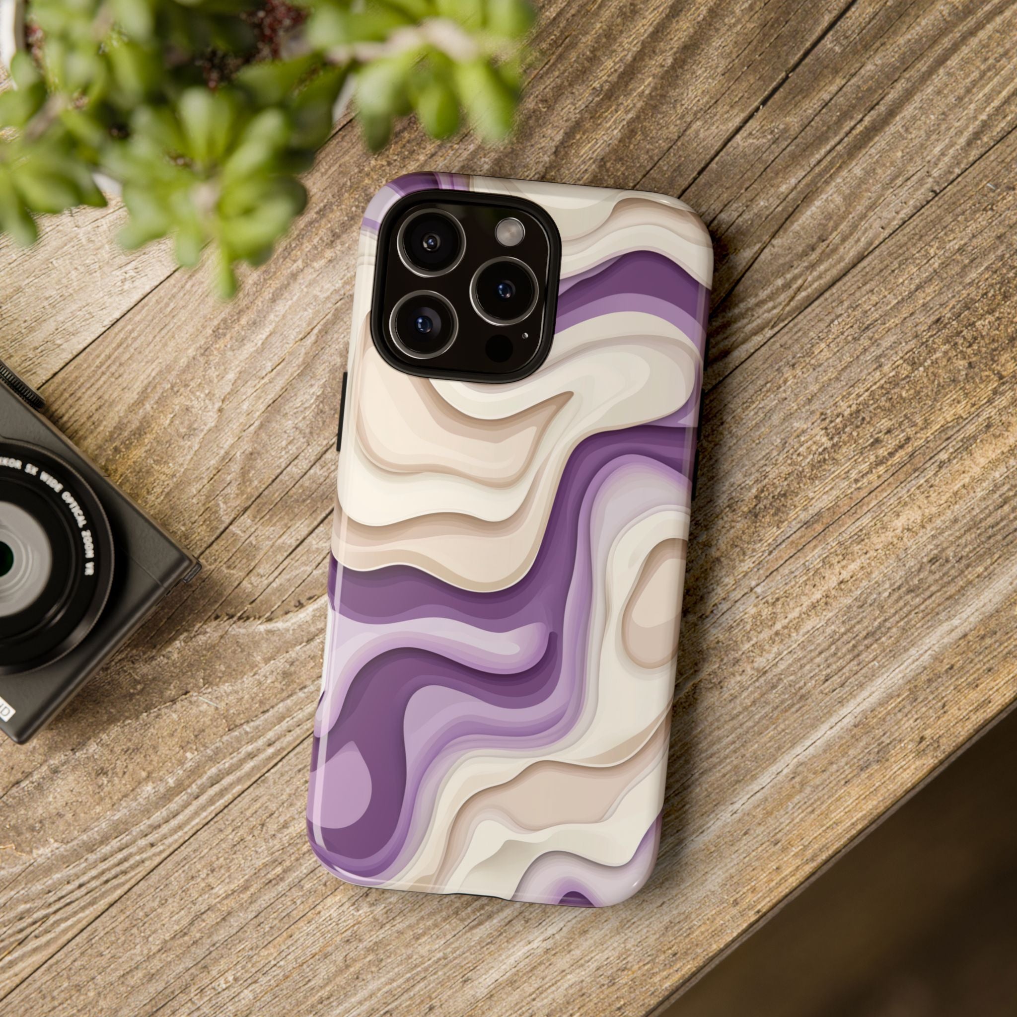 Abstract Waves Phone Case