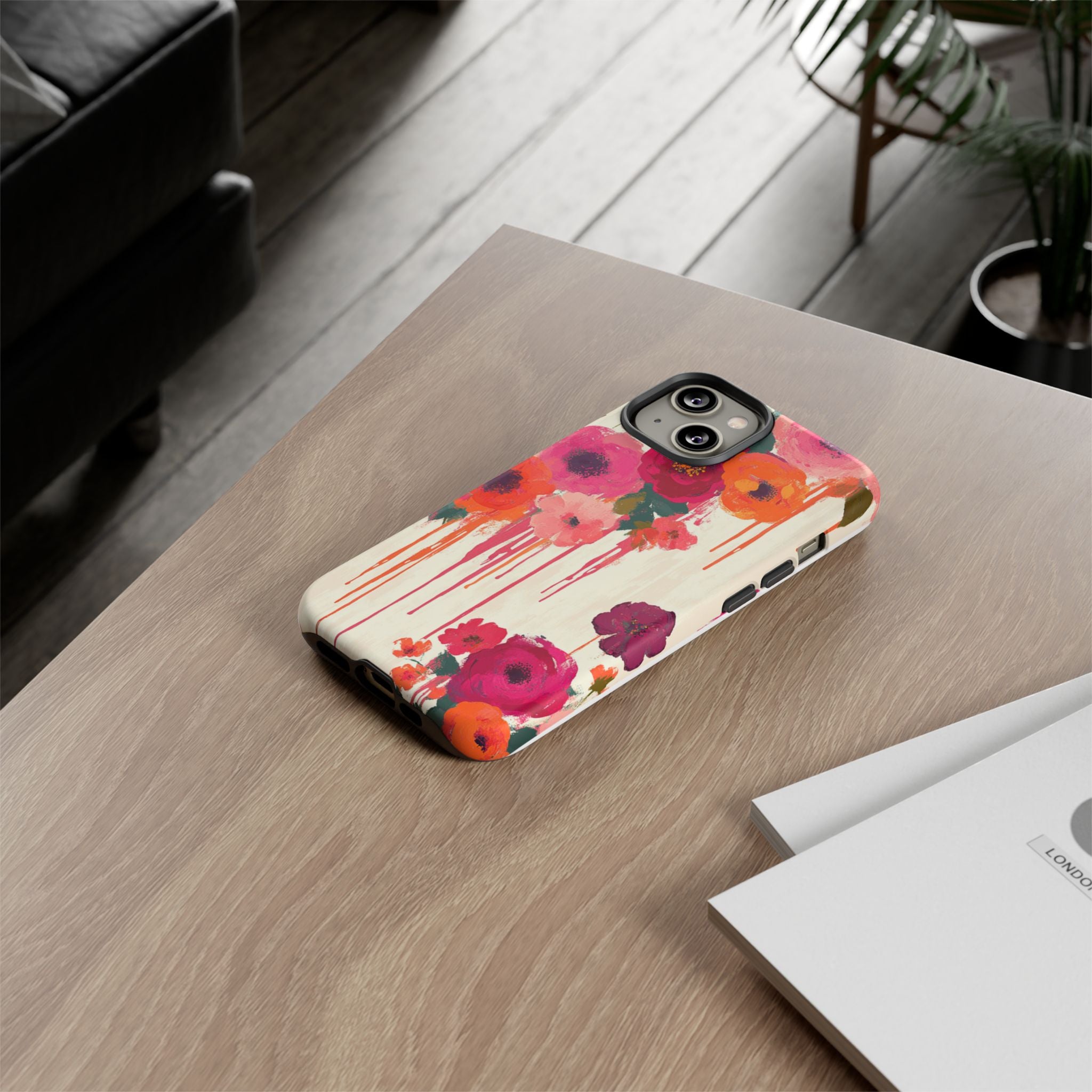 Floral Phone Case - Tough Cases with Vibrant Flower Design