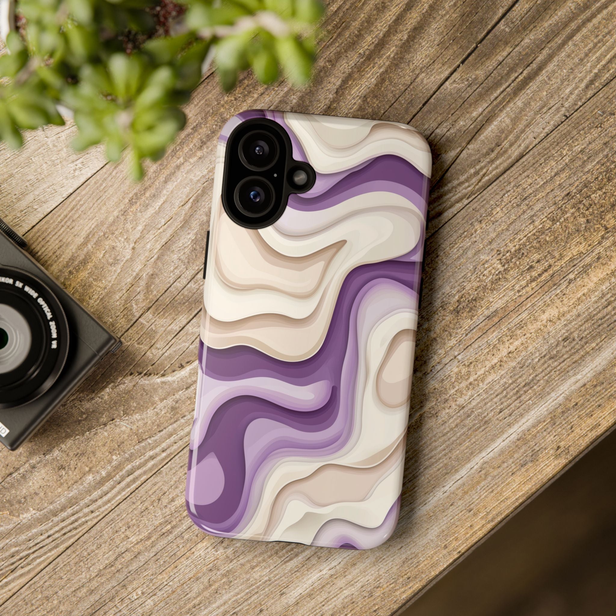 Abstract Waves Phone Case