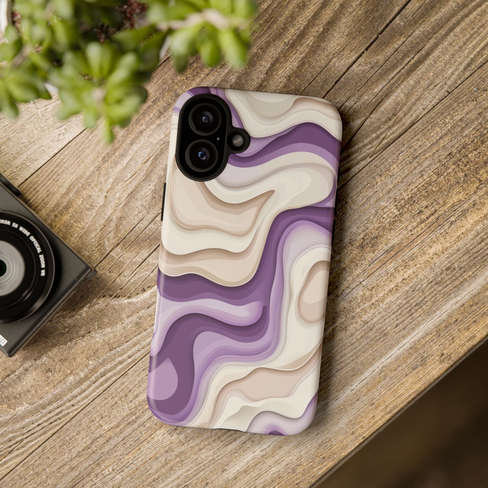 Abstract Waves Phone Case