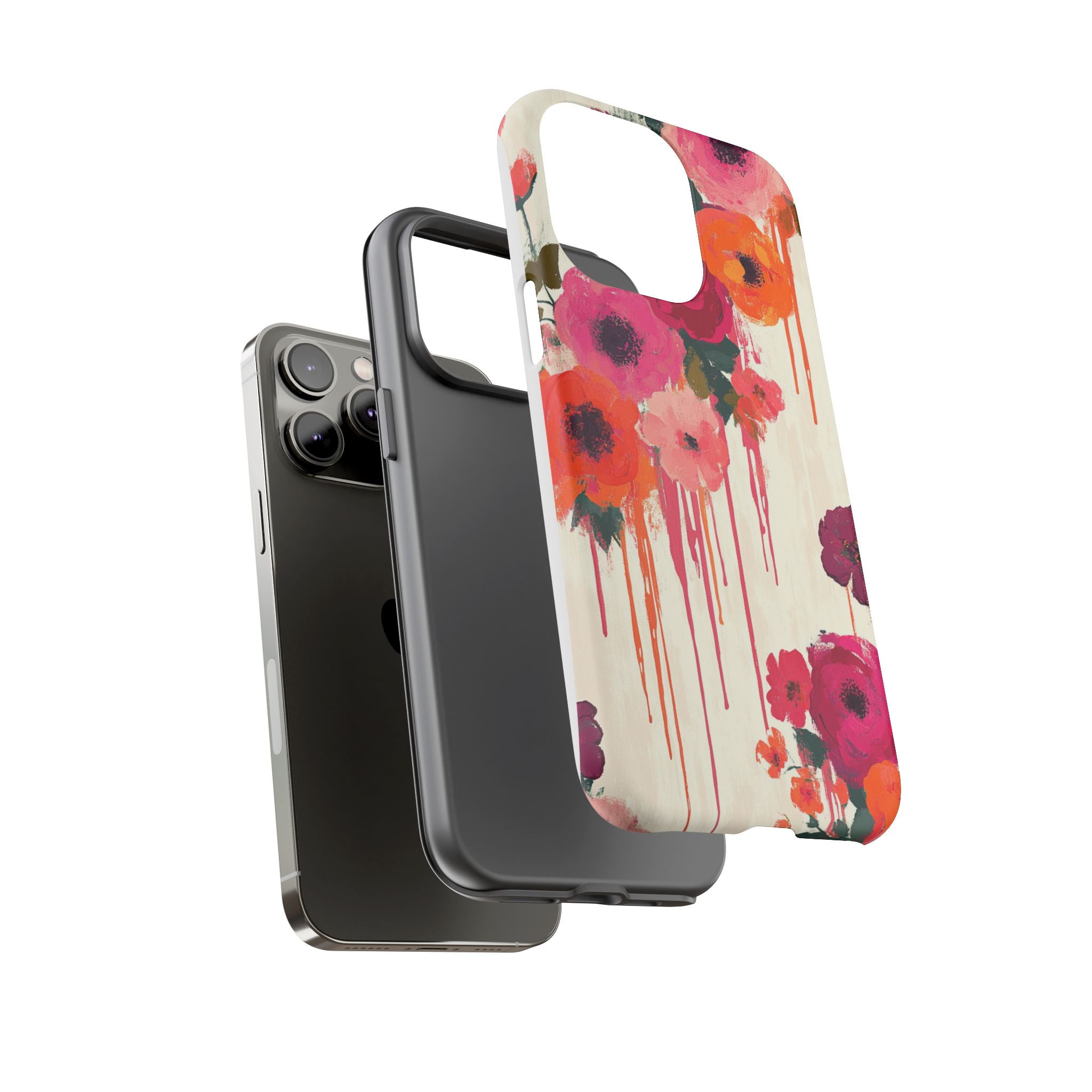 Floral Phone Case - Tough Cases with Vibrant Flower Design