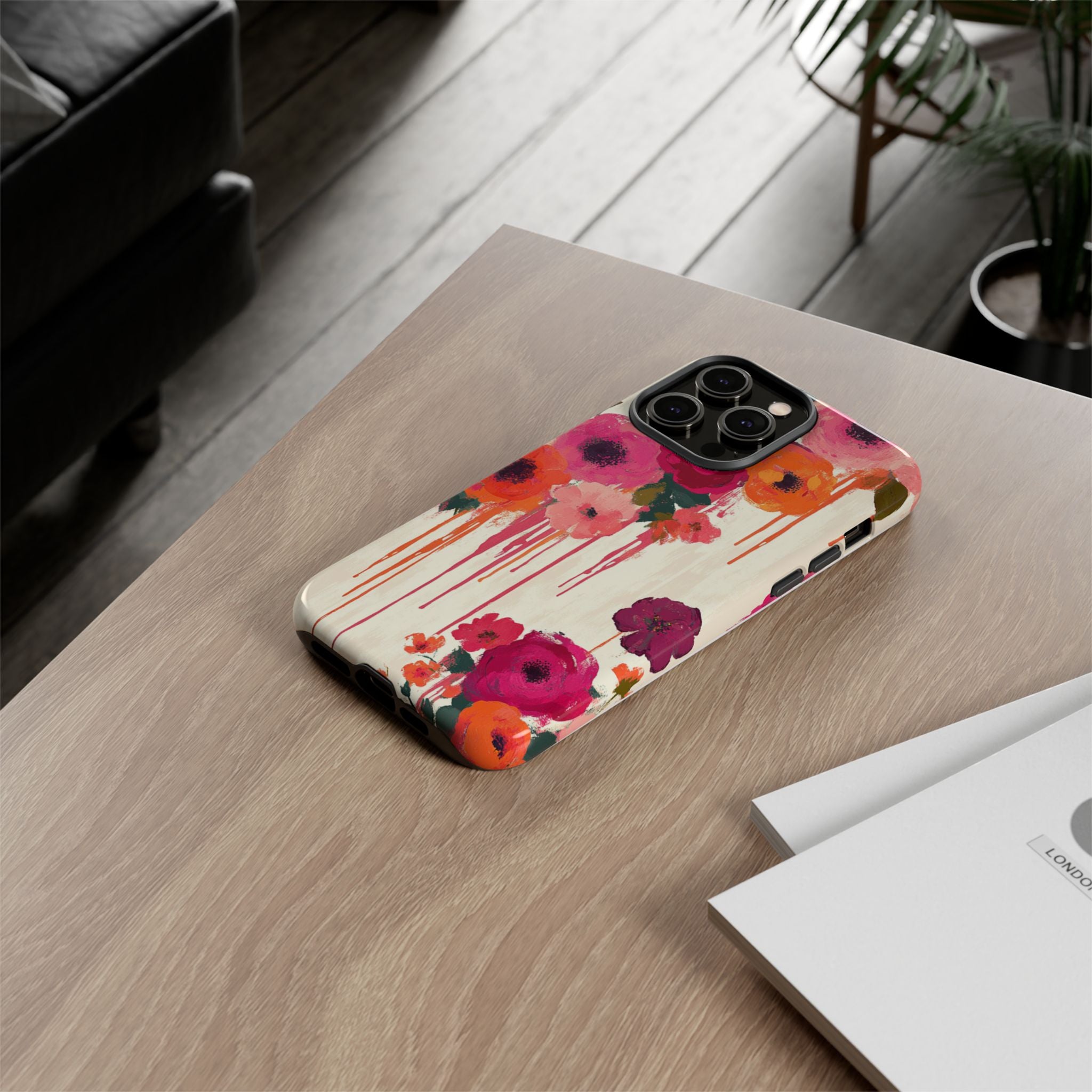 Floral Phone Case - Tough Cases with Vibrant Flower Design