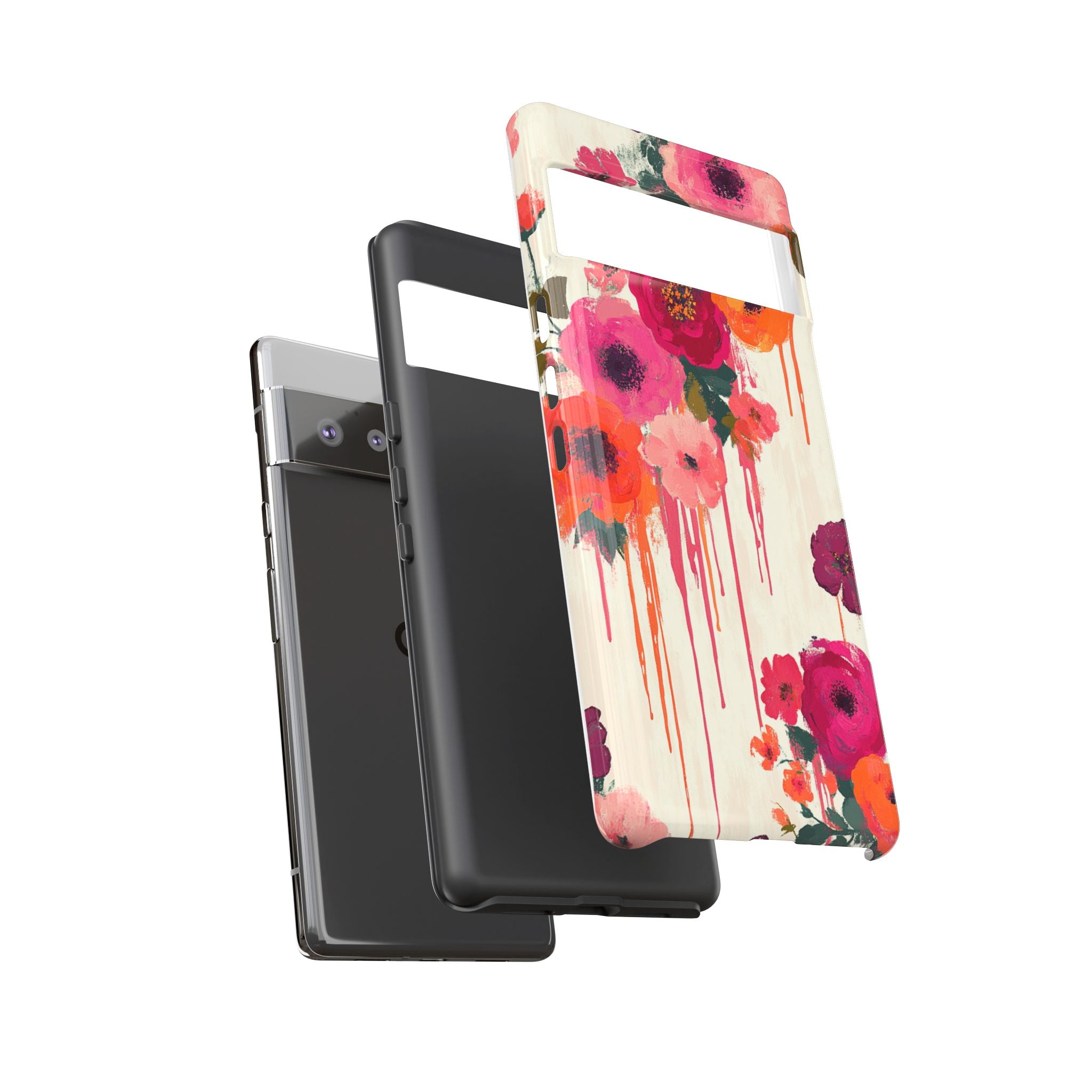 Floral Phone Case - Tough Cases with Vibrant Flower Design