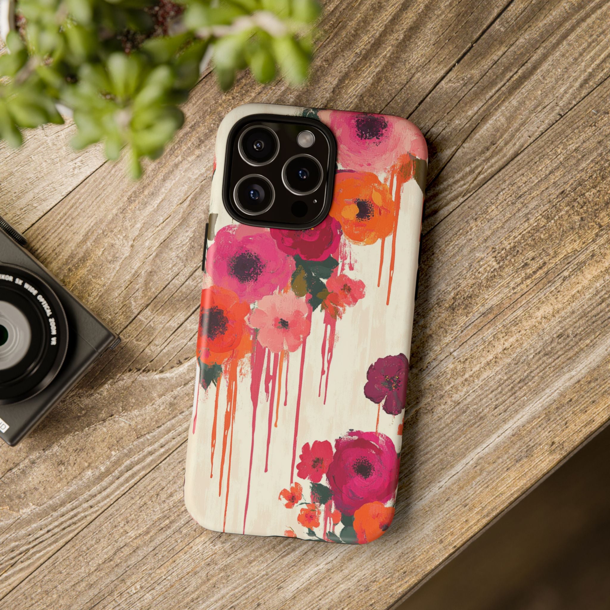 Floral Phone Case - Tough Cases with Vibrant Flower Design