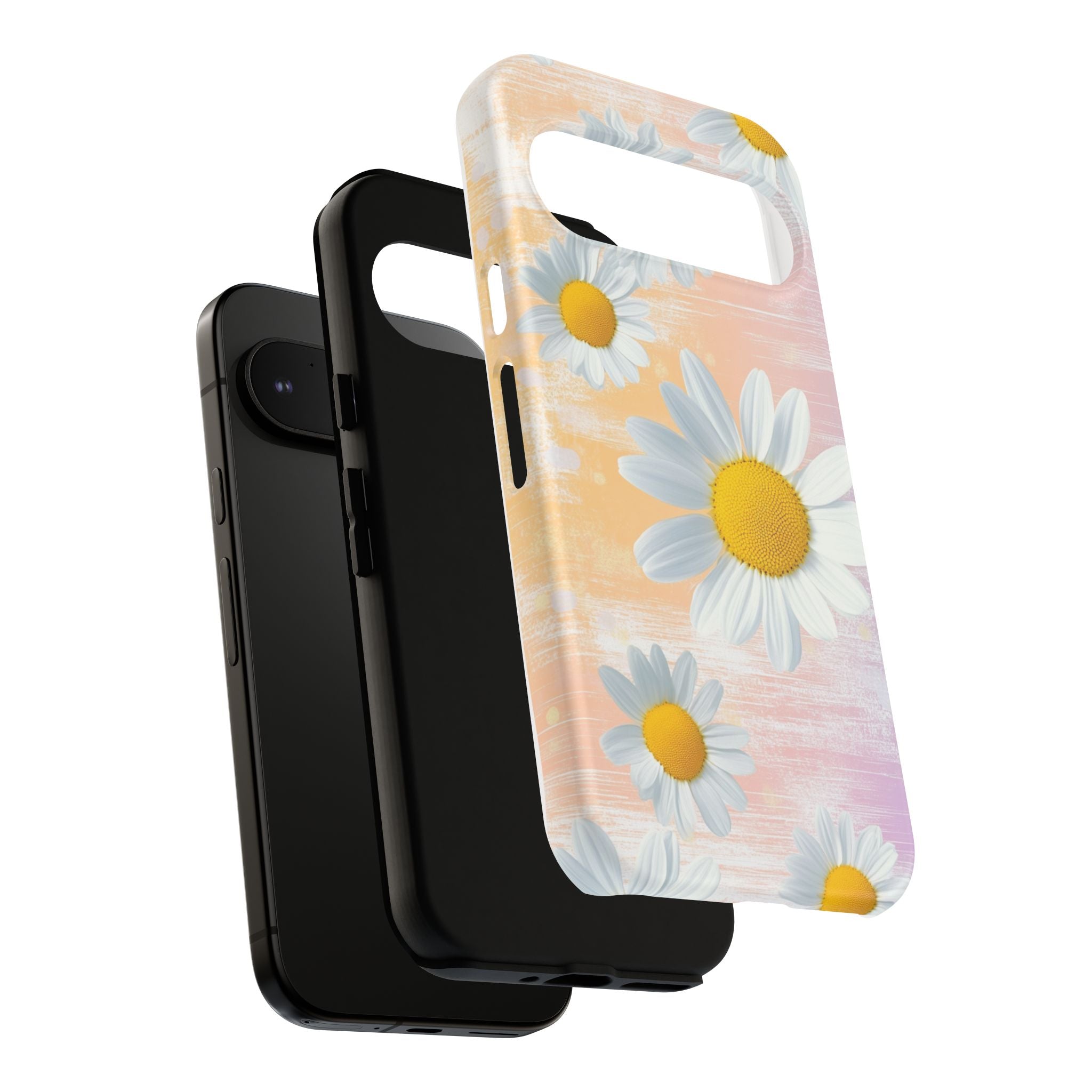 Daisy Phone Case - Floral Tough Case for Nature Lovers