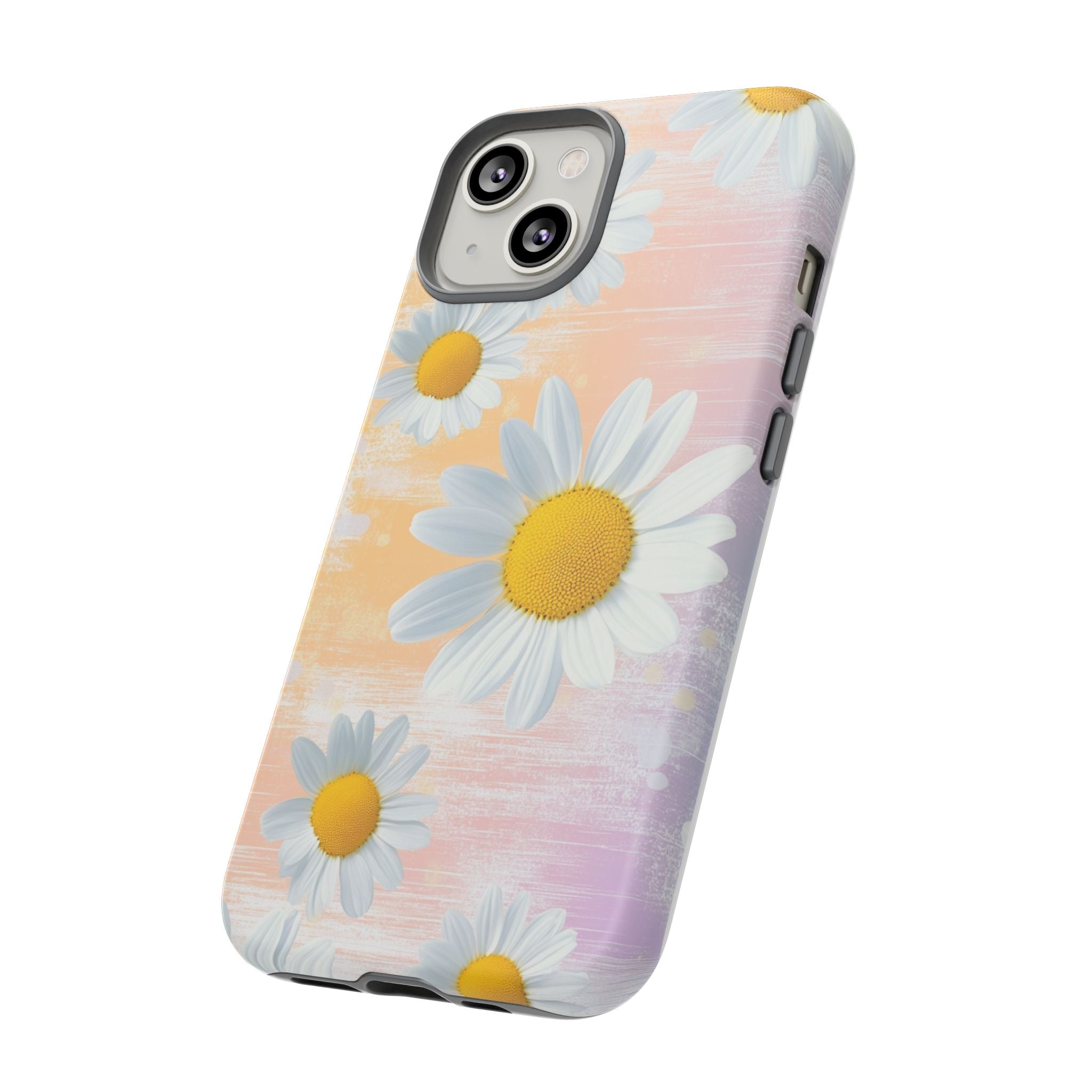 Daisy Phone Case - Floral Tough Case for Nature Lovers