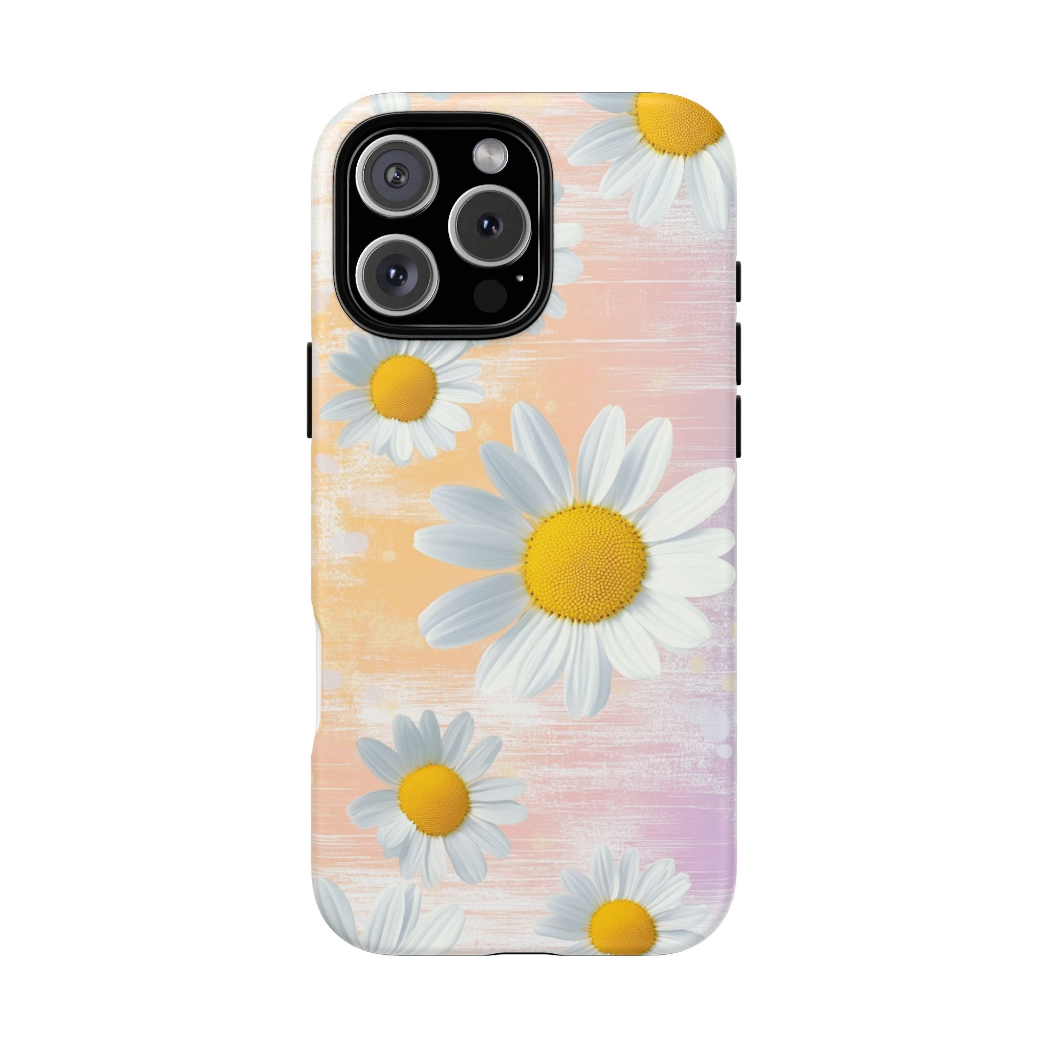Daisy Phone Case - Floral Tough Case for Nature Lovers