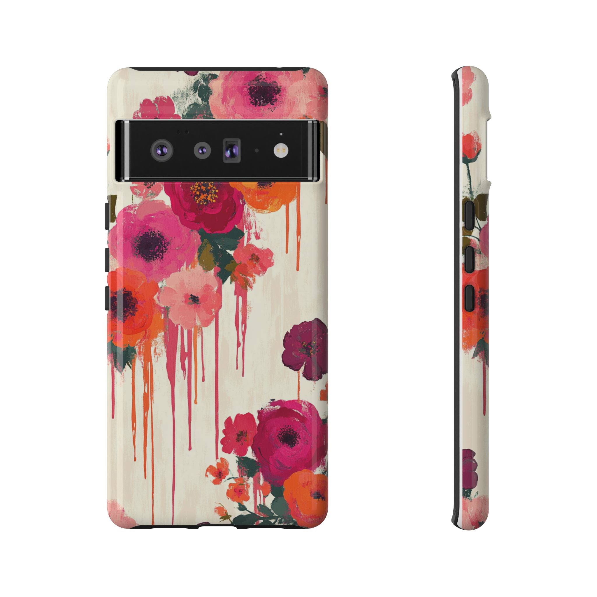 Floral Phone Case - Tough Cases with Vibrant Flower Design