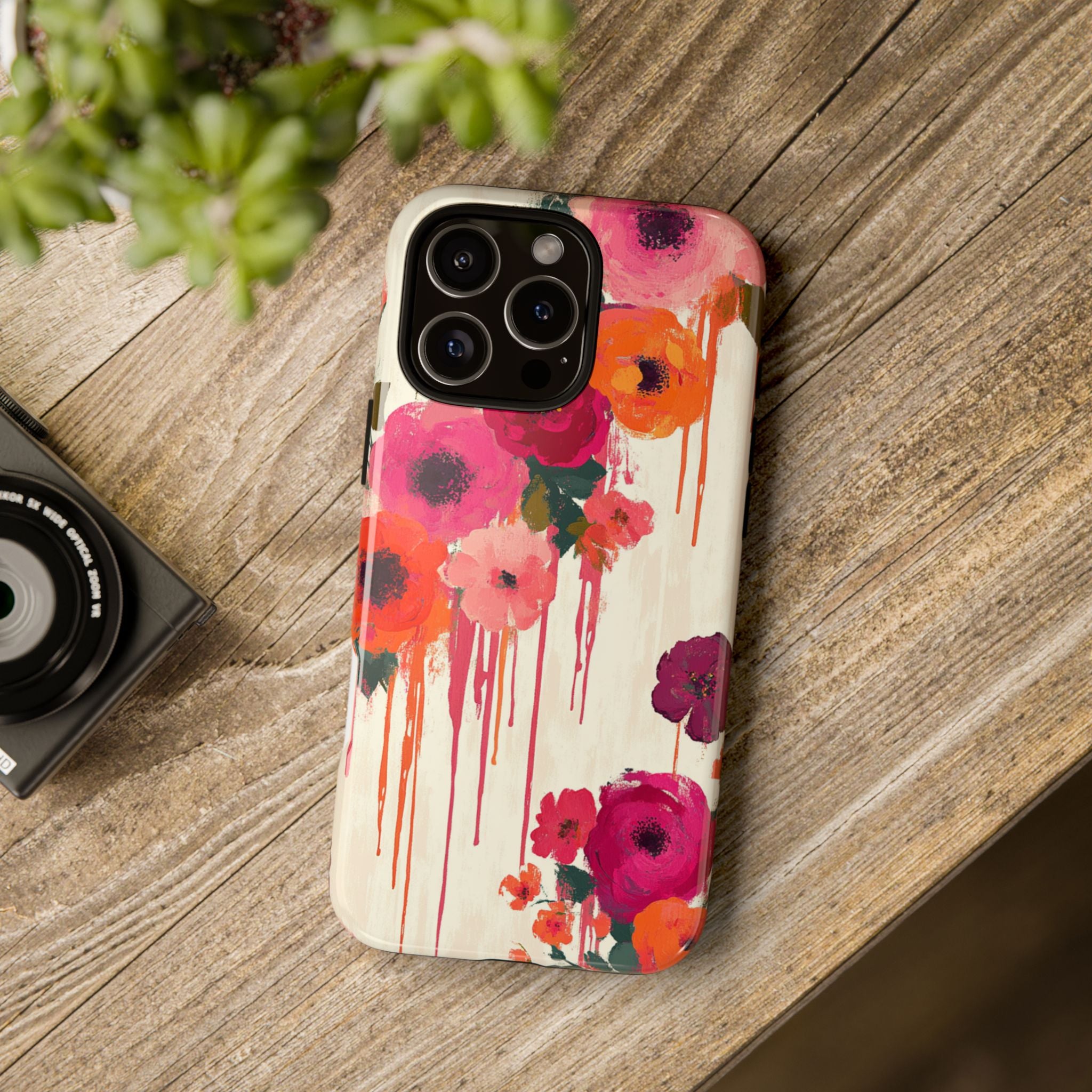 Floral Phone Case - Tough Cases with Vibrant Flower Design