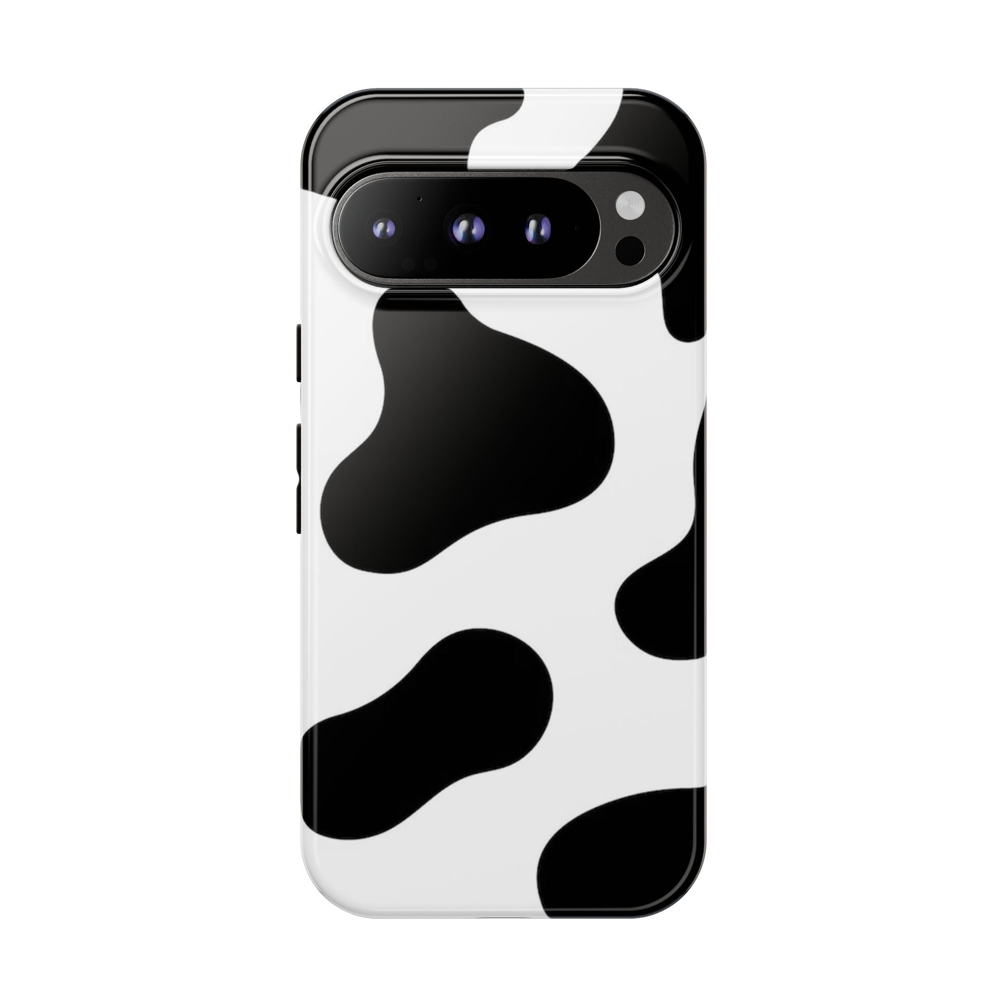Black and White Cow Print Phone Case, Cute Tough Cases, Animal Print Case, Stylish Smartphone Accessories, Cow Lover Gift