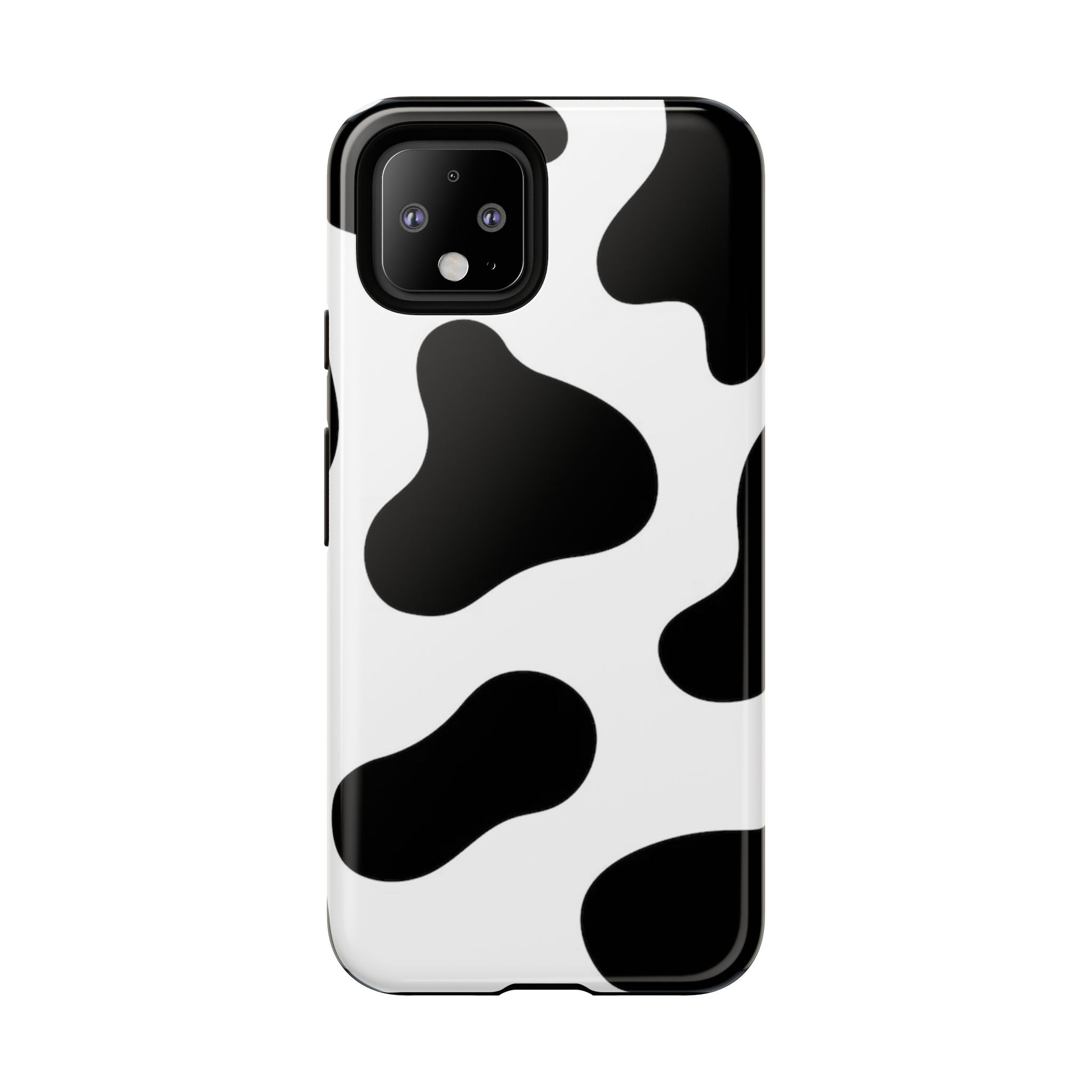 Black and White Cow Print Phone Case, Cute Tough Cases, Animal Print Case, Stylish Smartphone Accessories, Cow Lover Gift