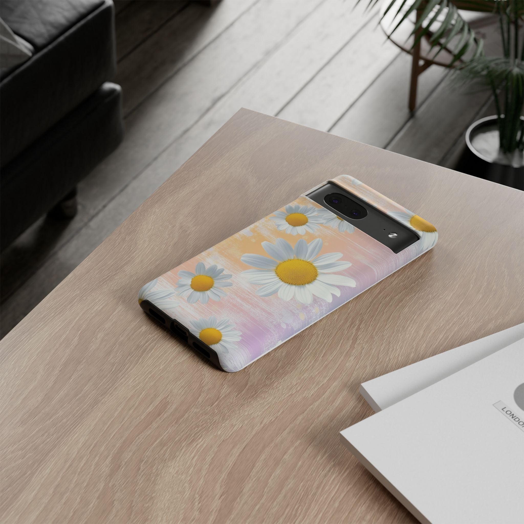Daisy Phone Case - Floral Tough Case for Nature Lovers