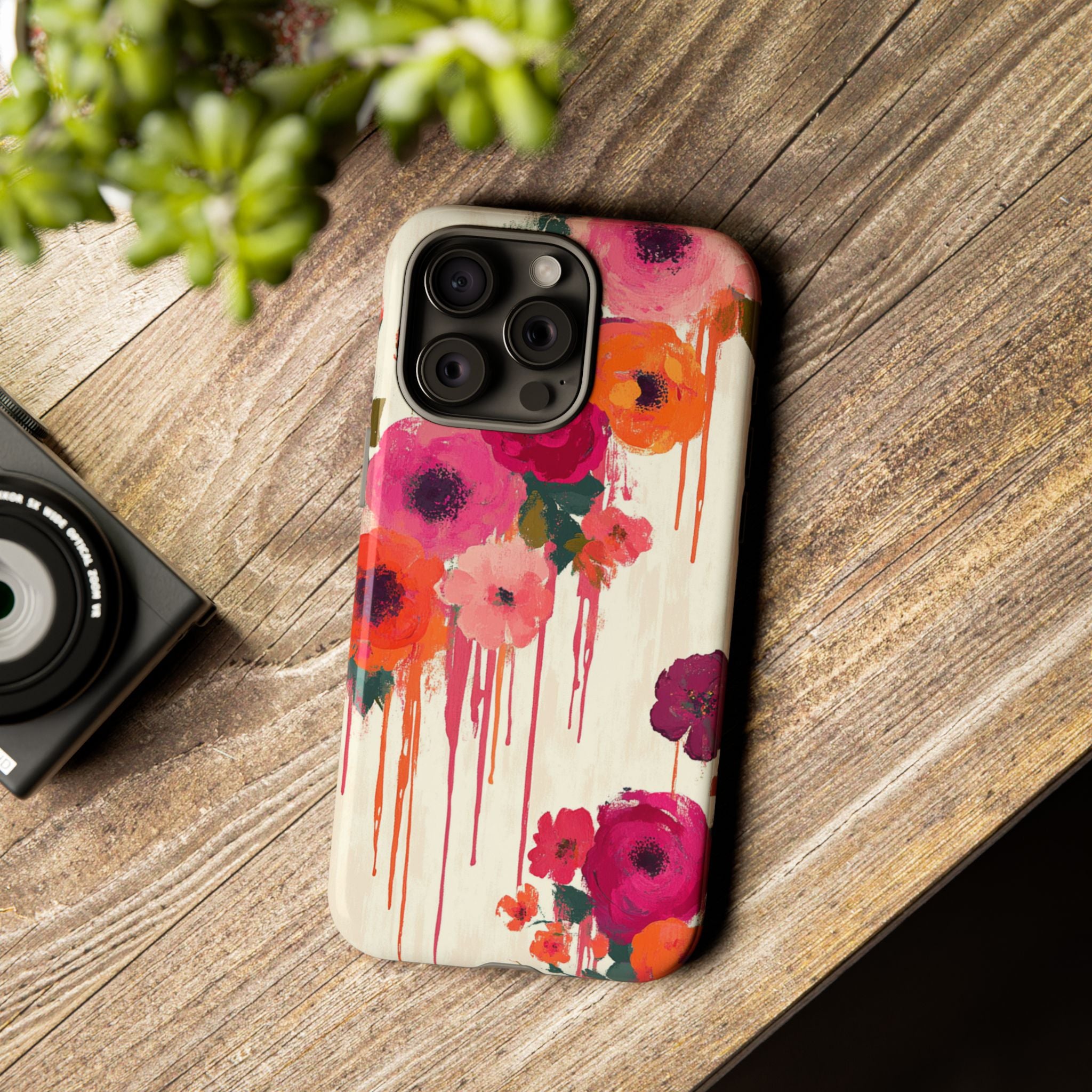 Floral Phone Case - Tough Cases with Vibrant Flower Design