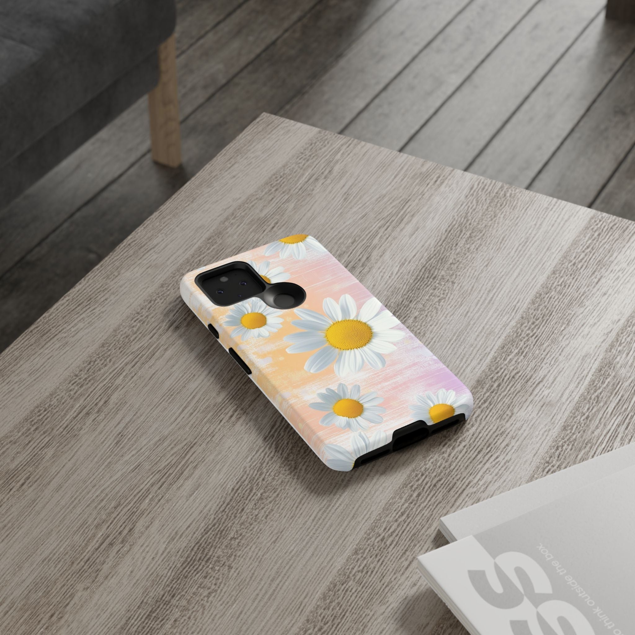 Daisy Phone Case - Floral Tough Case for Nature Lovers