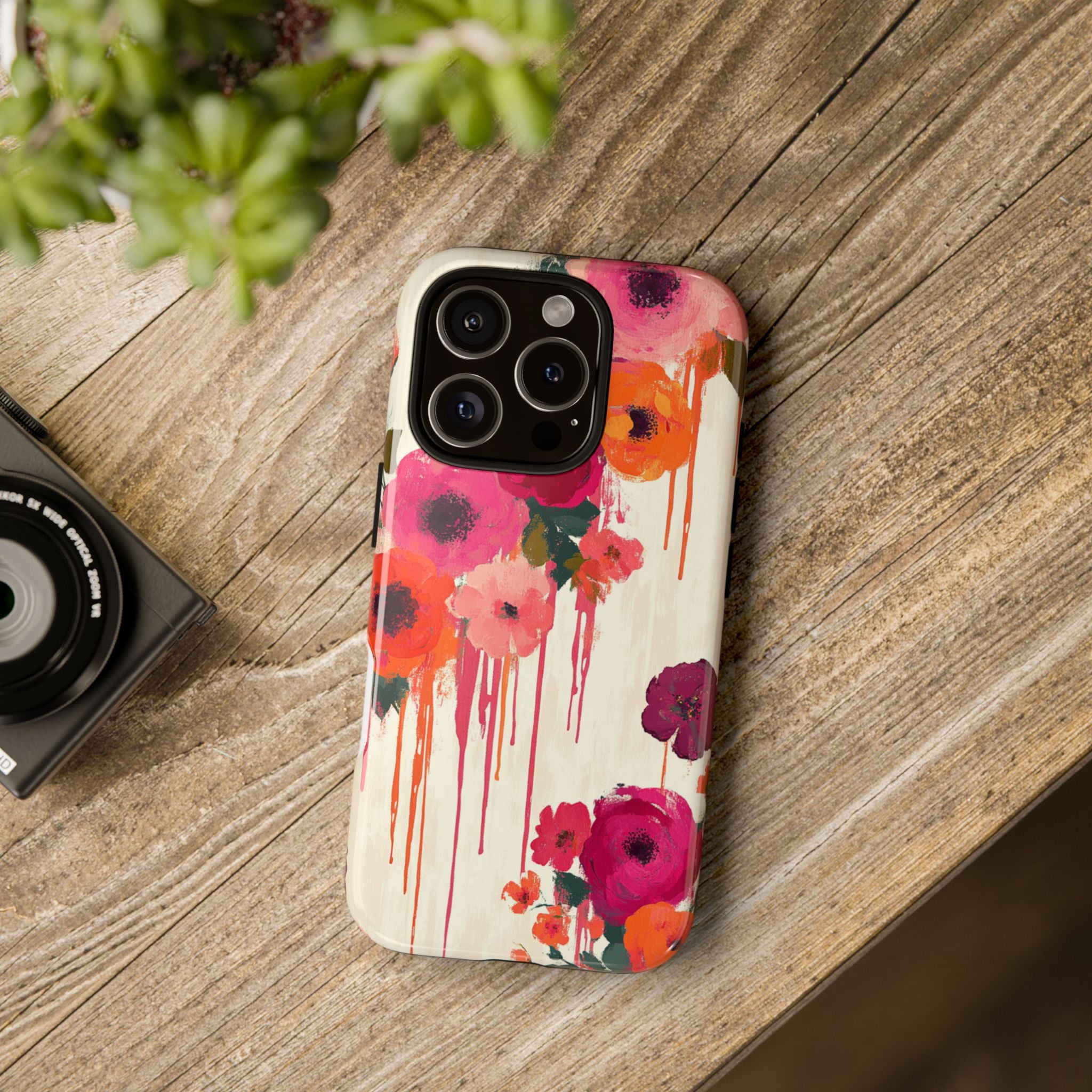 Floral Phone Case - Tough Cases with Vibrant Flower Design