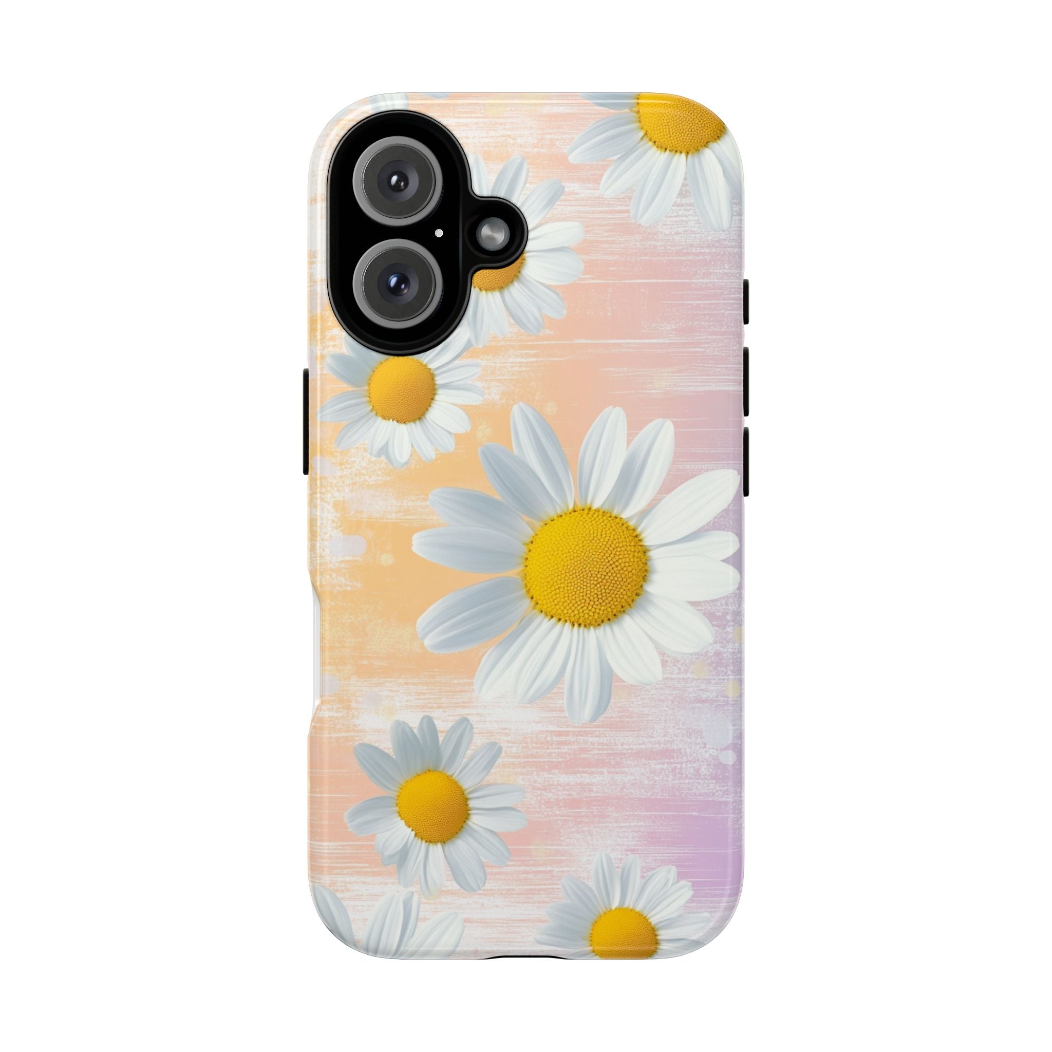 Daisy Phone Case - Floral Tough Case for Nature Lovers