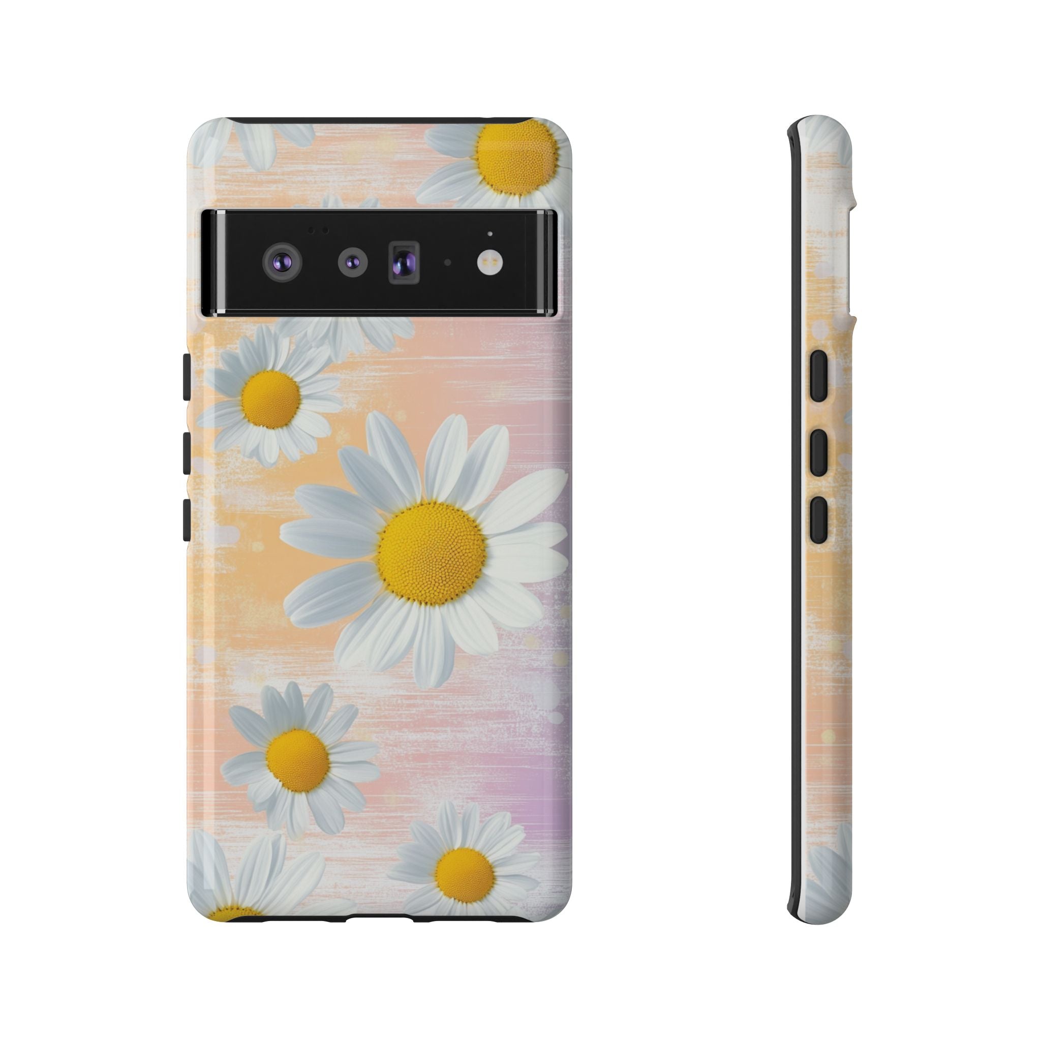 Daisy Phone Case - Floral Tough Case for Nature Lovers
