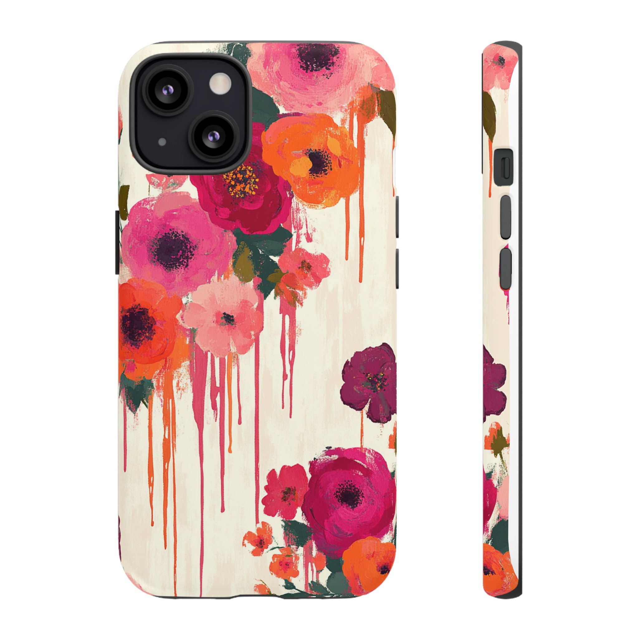 Floral Phone Case - Tough Cases with Vibrant Flower Design