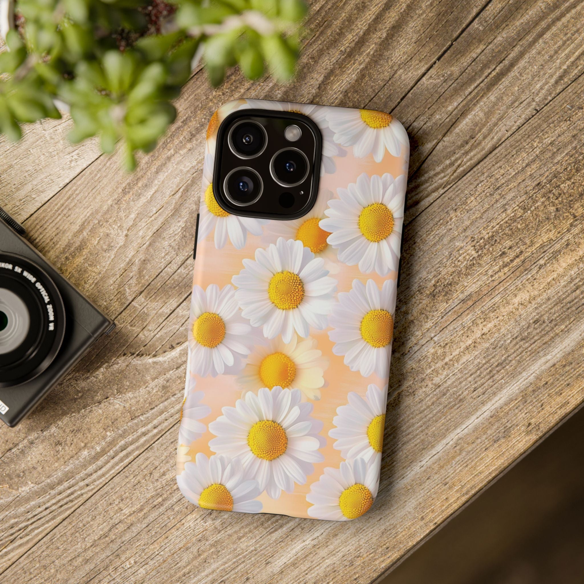 Daisy Phone Case - Floral Tough Cover