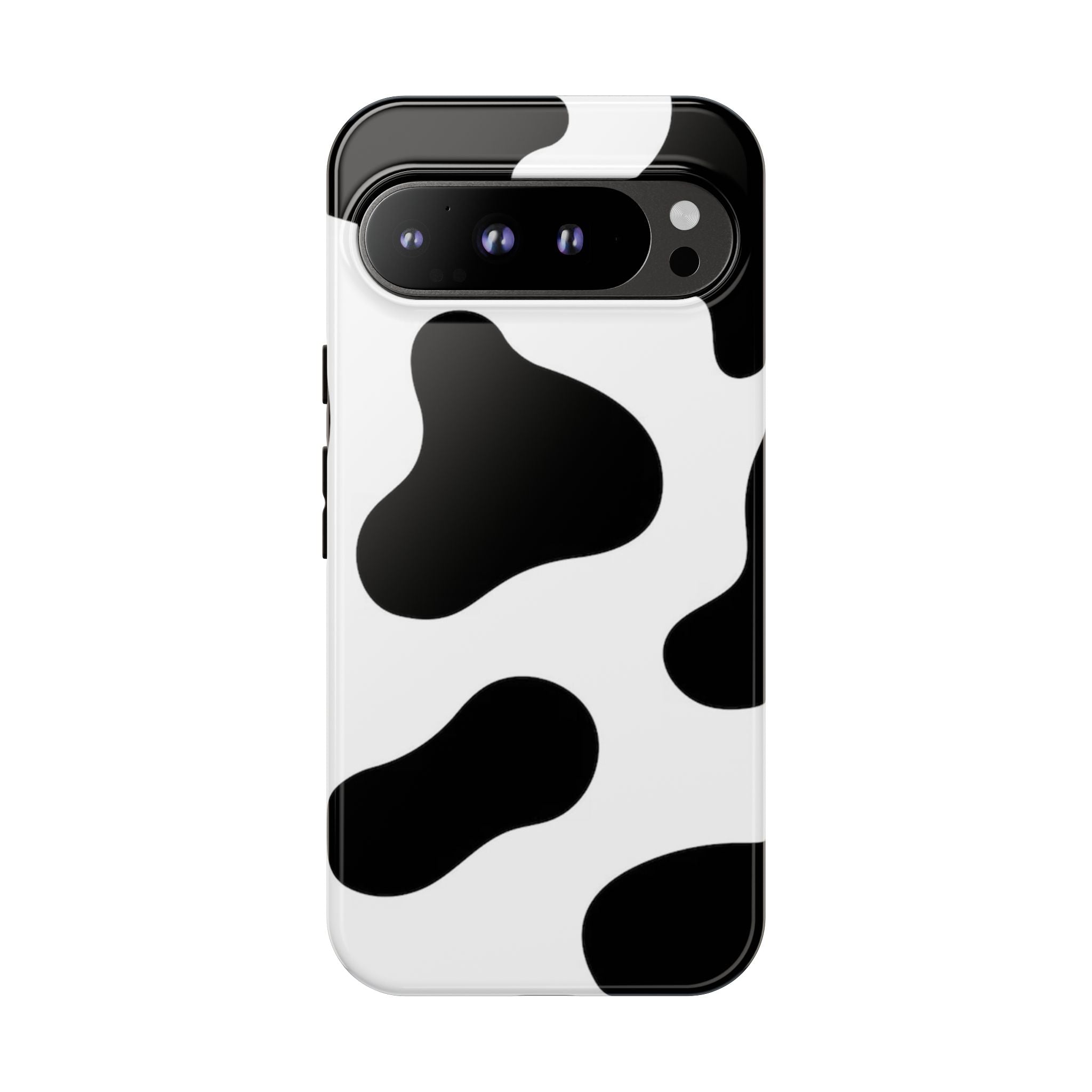 Black and White Cow Print Phone Case, Cute Tough Cases, Animal Print Case, Stylish Smartphone Accessories, Cow Lover Gift