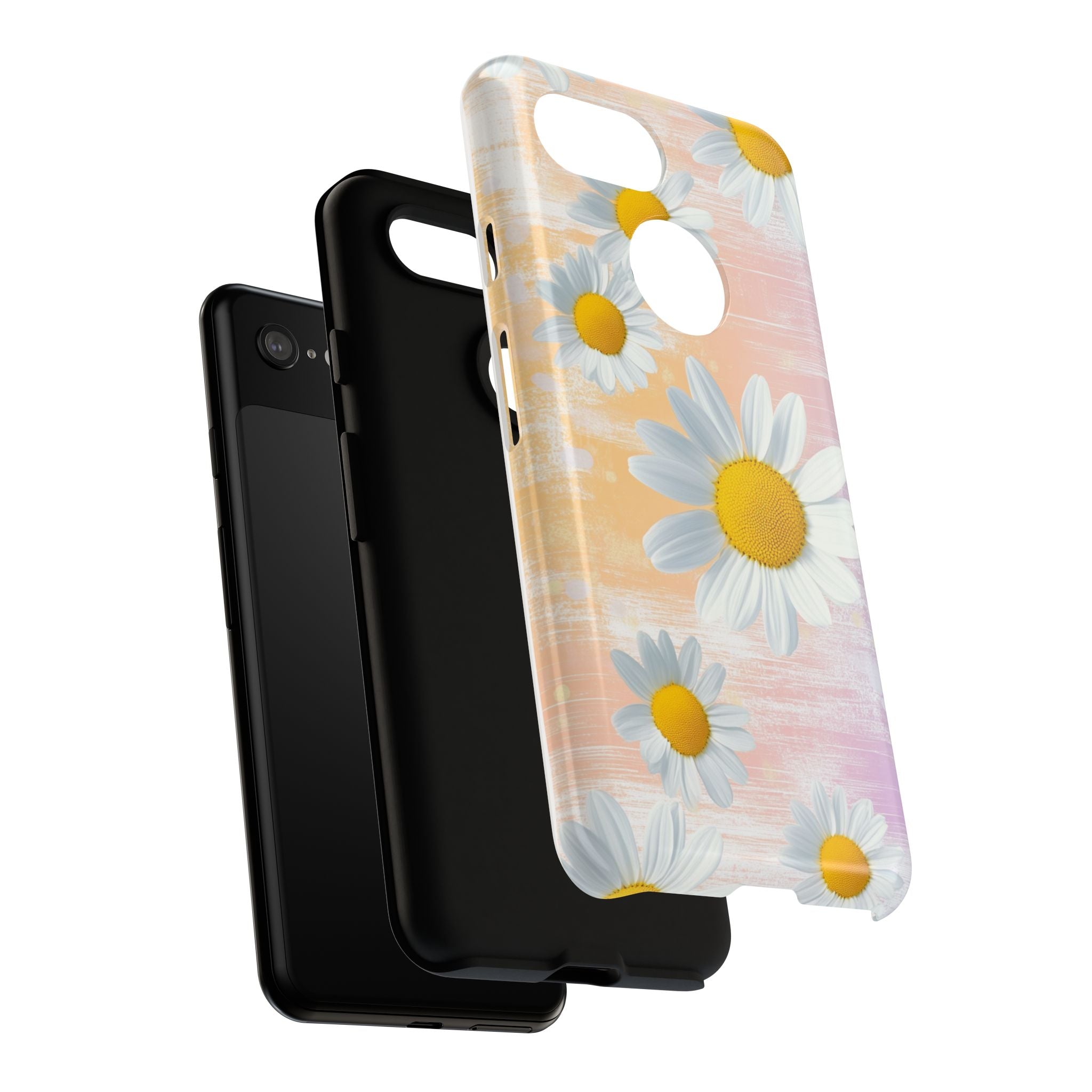 Daisy Phone Case - Floral Tough Case for Nature Lovers