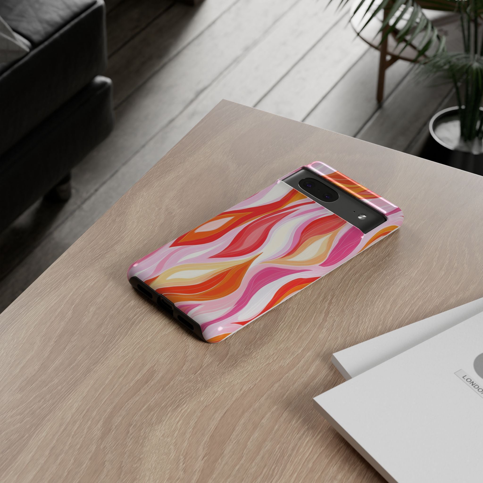 Vibrant Phone Case - Artistic Abstract Design