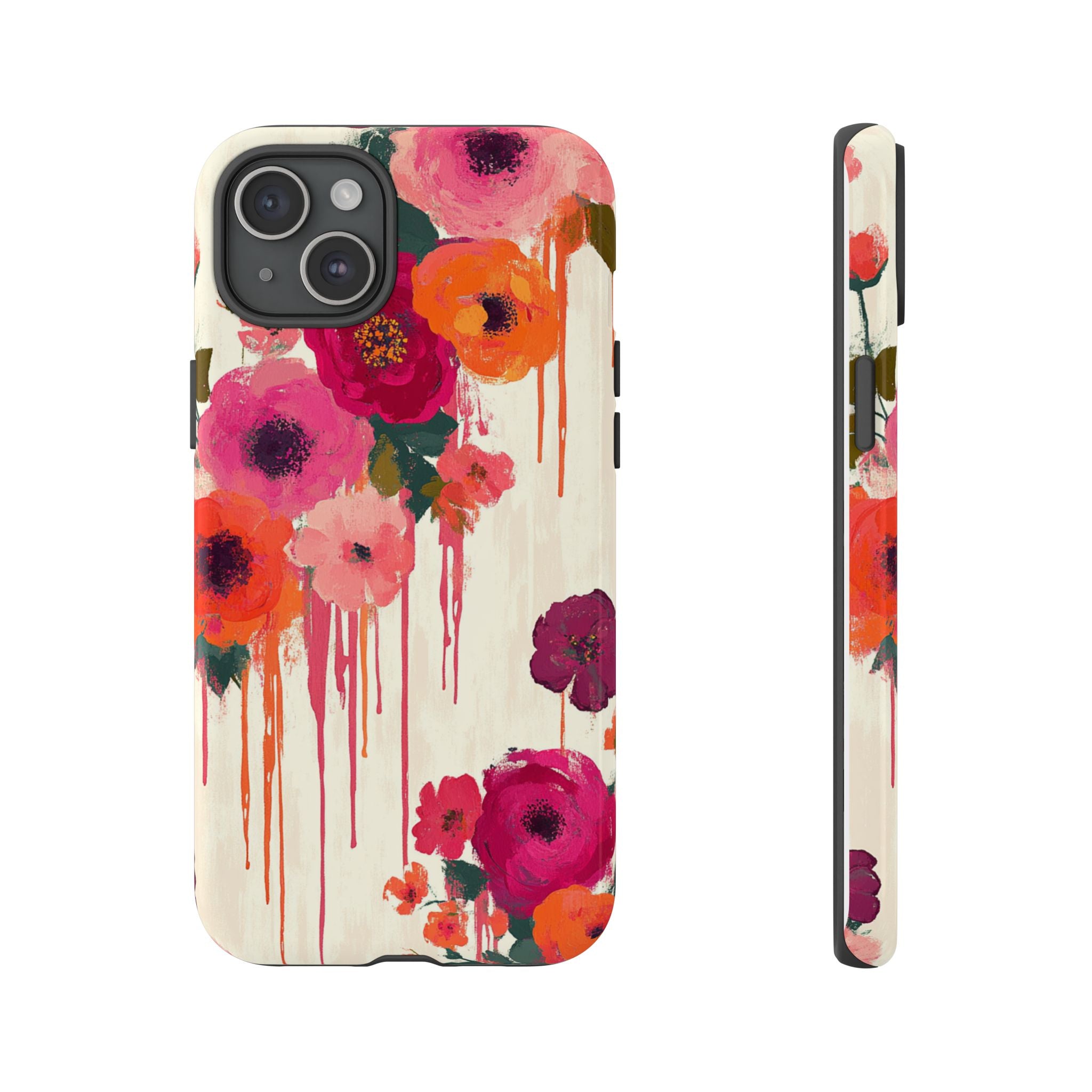 Floral Phone Case - Tough Cases with Vibrant Flower Design