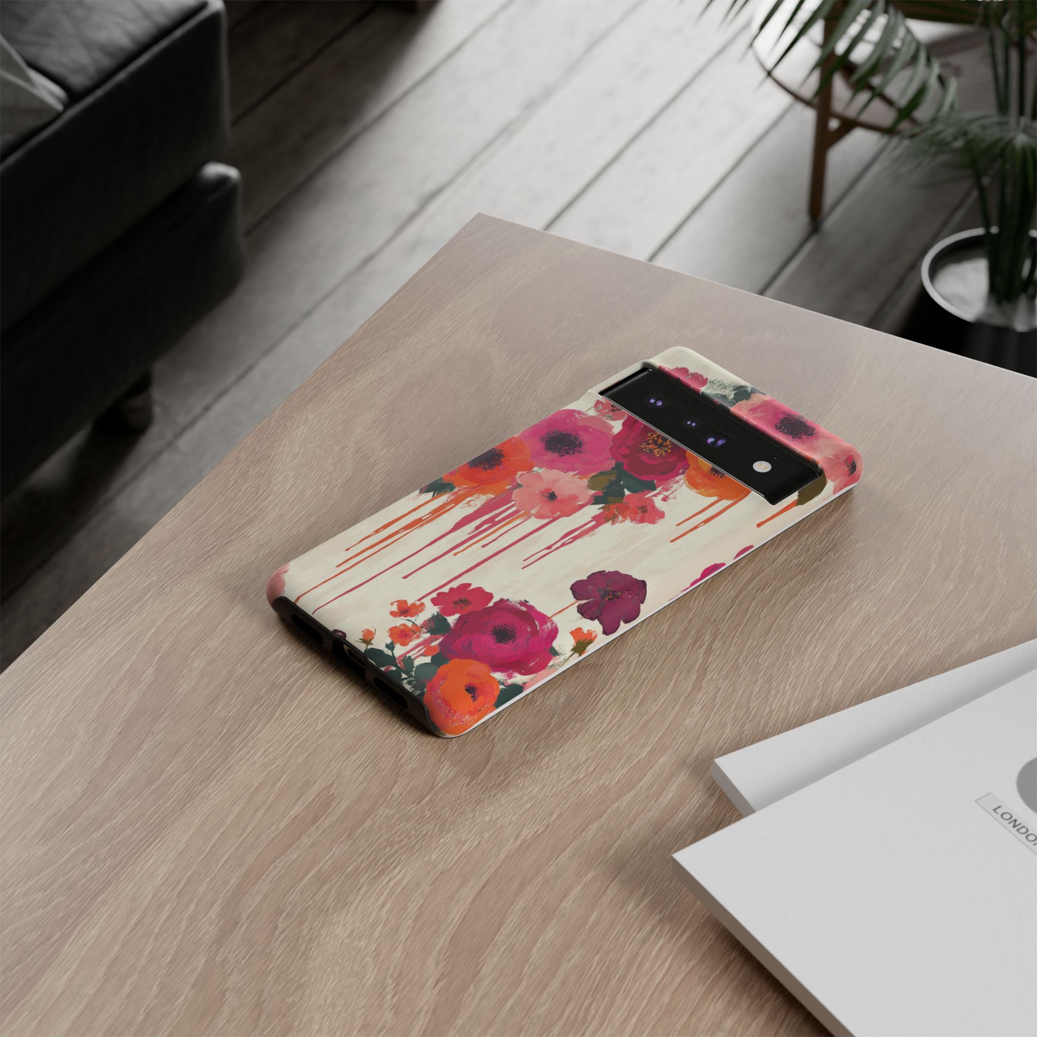 Floral Phone Case - Tough Cases with Vibrant Flower Design
