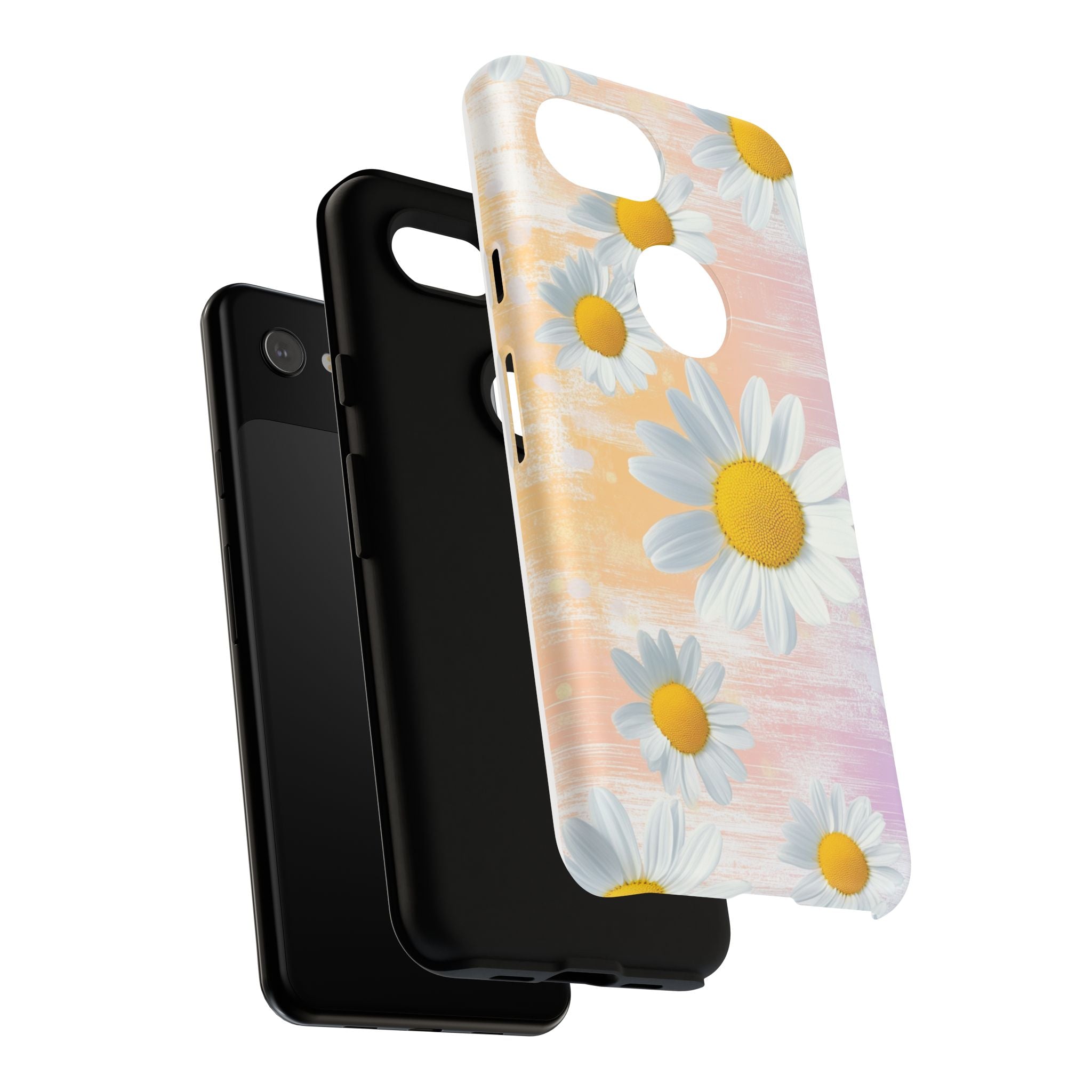 Daisy Phone Case - Floral Tough Case for Nature Lovers