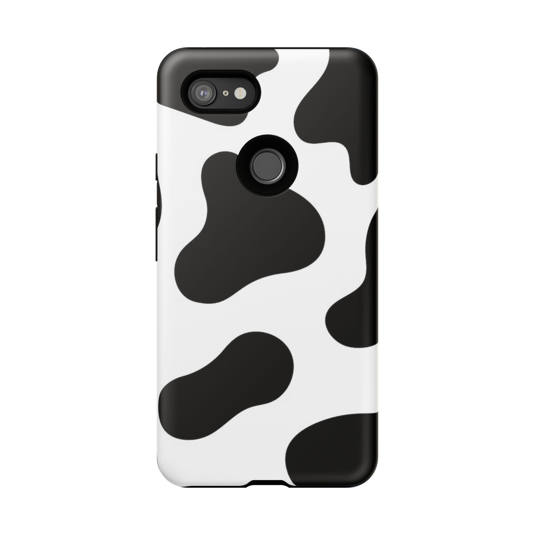 Black and White Cow Print Phone Case, Cute Tough Cases, Animal Print Case, Stylish Smartphone Accessories, Cow Lover Gift