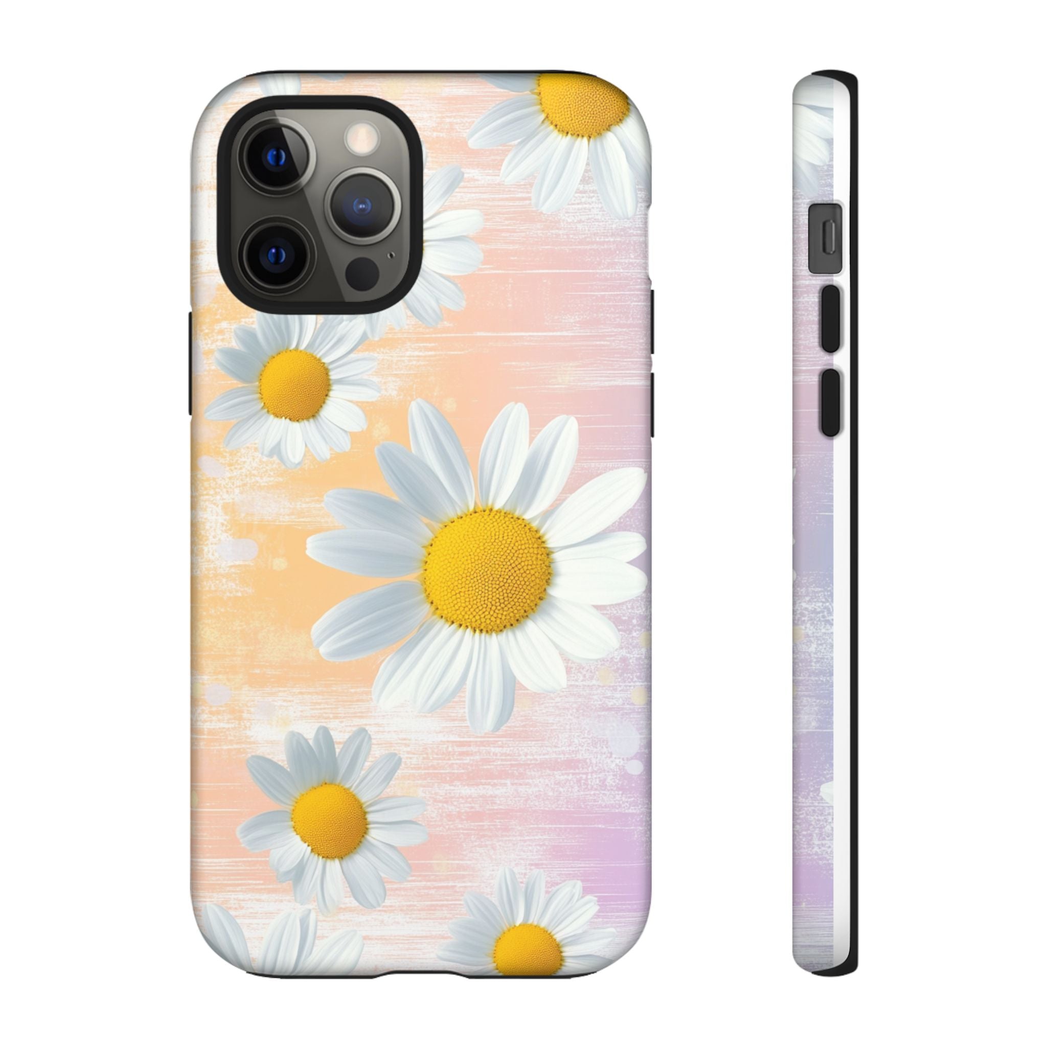 Daisy Phone Case - Floral Tough Case for Nature Lovers
