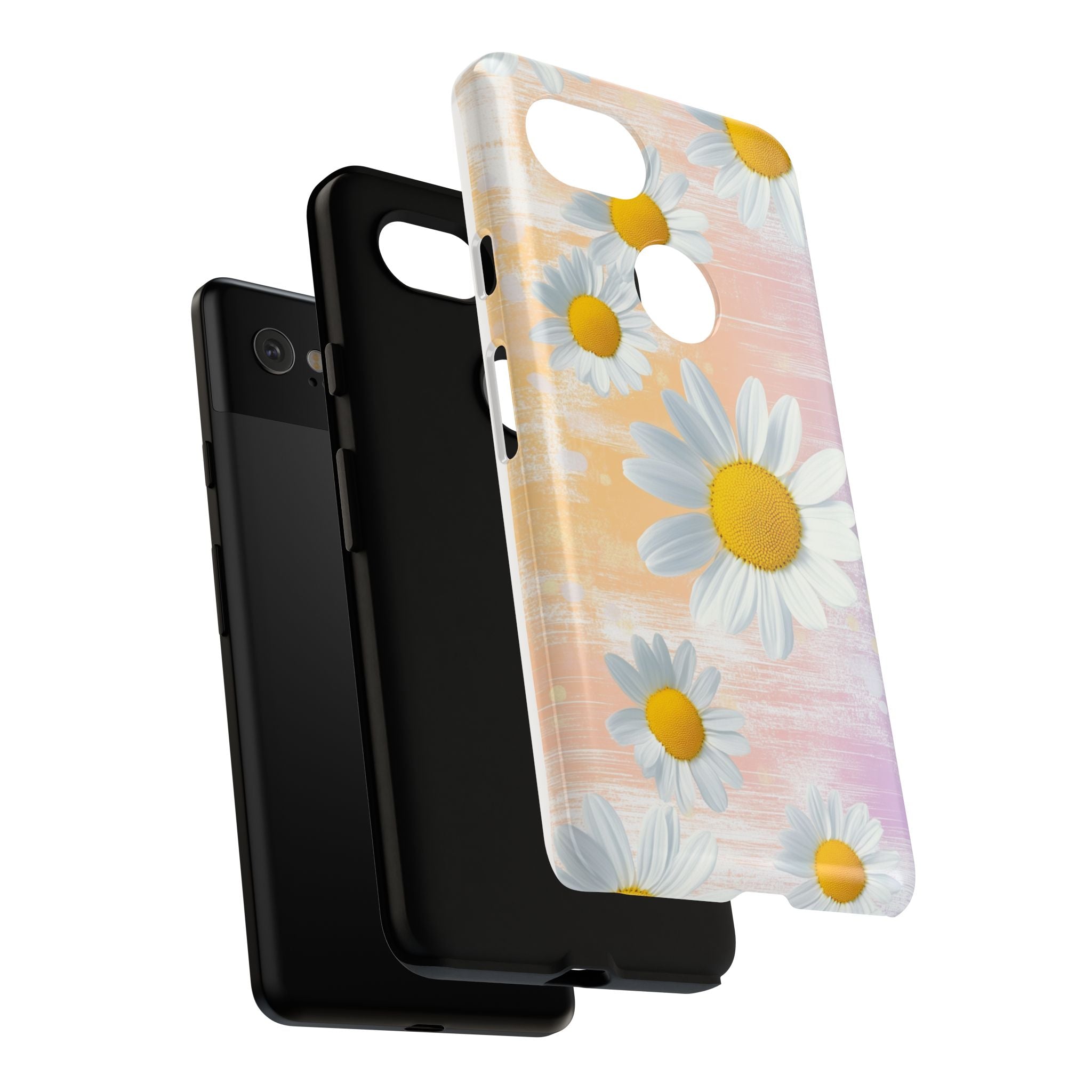 Daisy Phone Case - Floral Tough Case for Nature Lovers