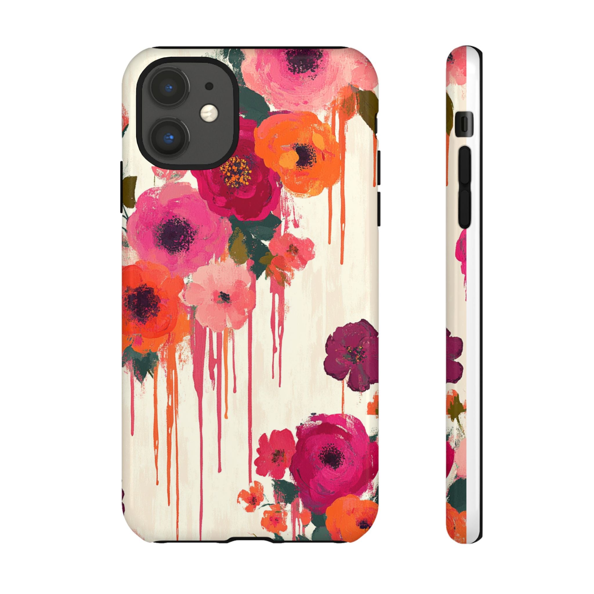 Floral Phone Case - Tough Cases with Vibrant Flower Design