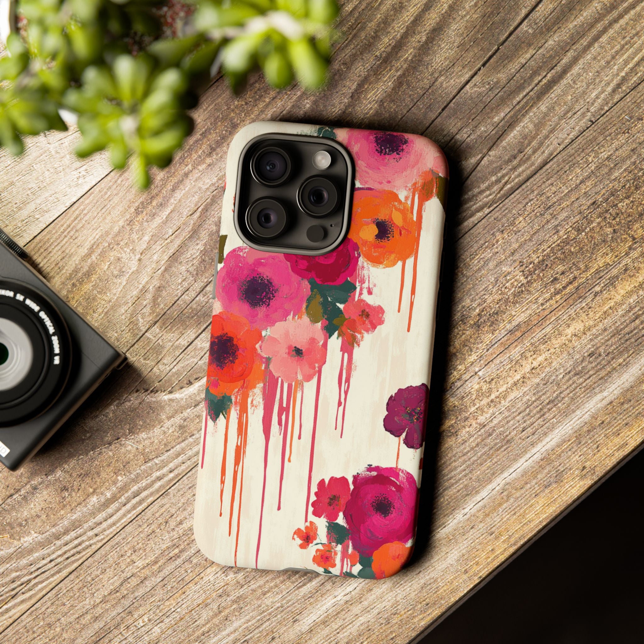 Floral Phone Case - Tough Cases with Vibrant Flower Design