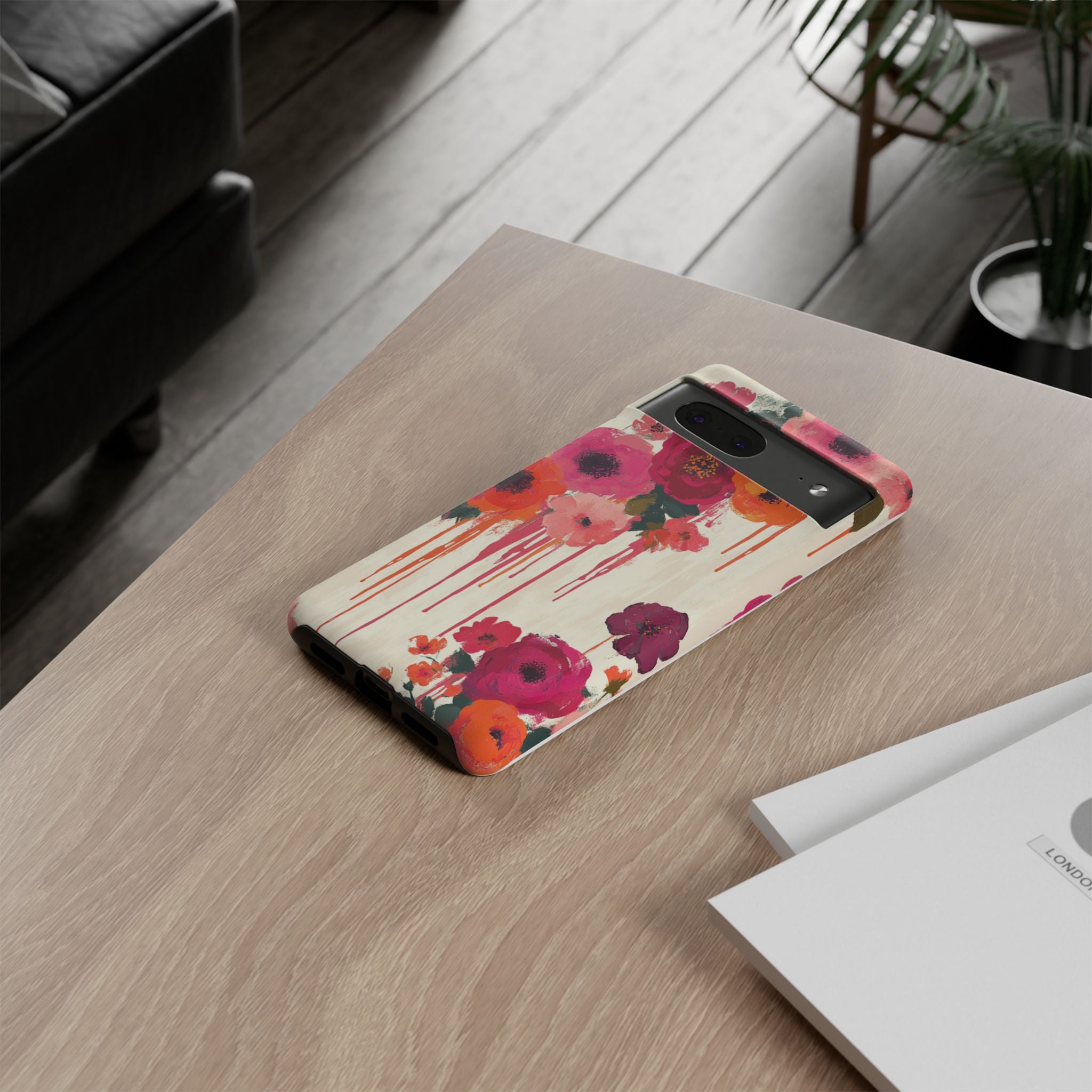 Floral Phone Case - Tough Cases with Vibrant Flower Design