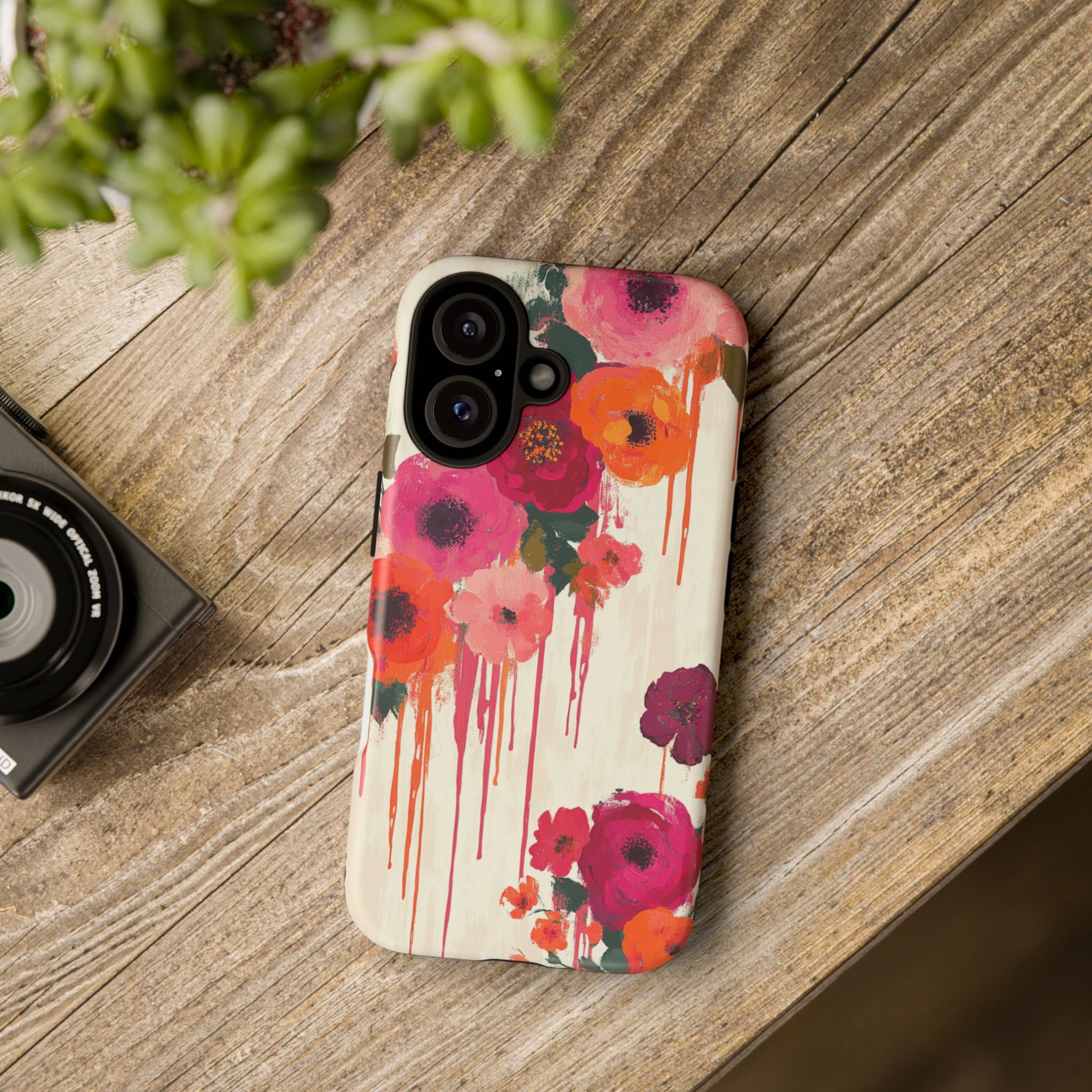 Floral Phone Case - Tough Cases with Vibrant Flower Design
