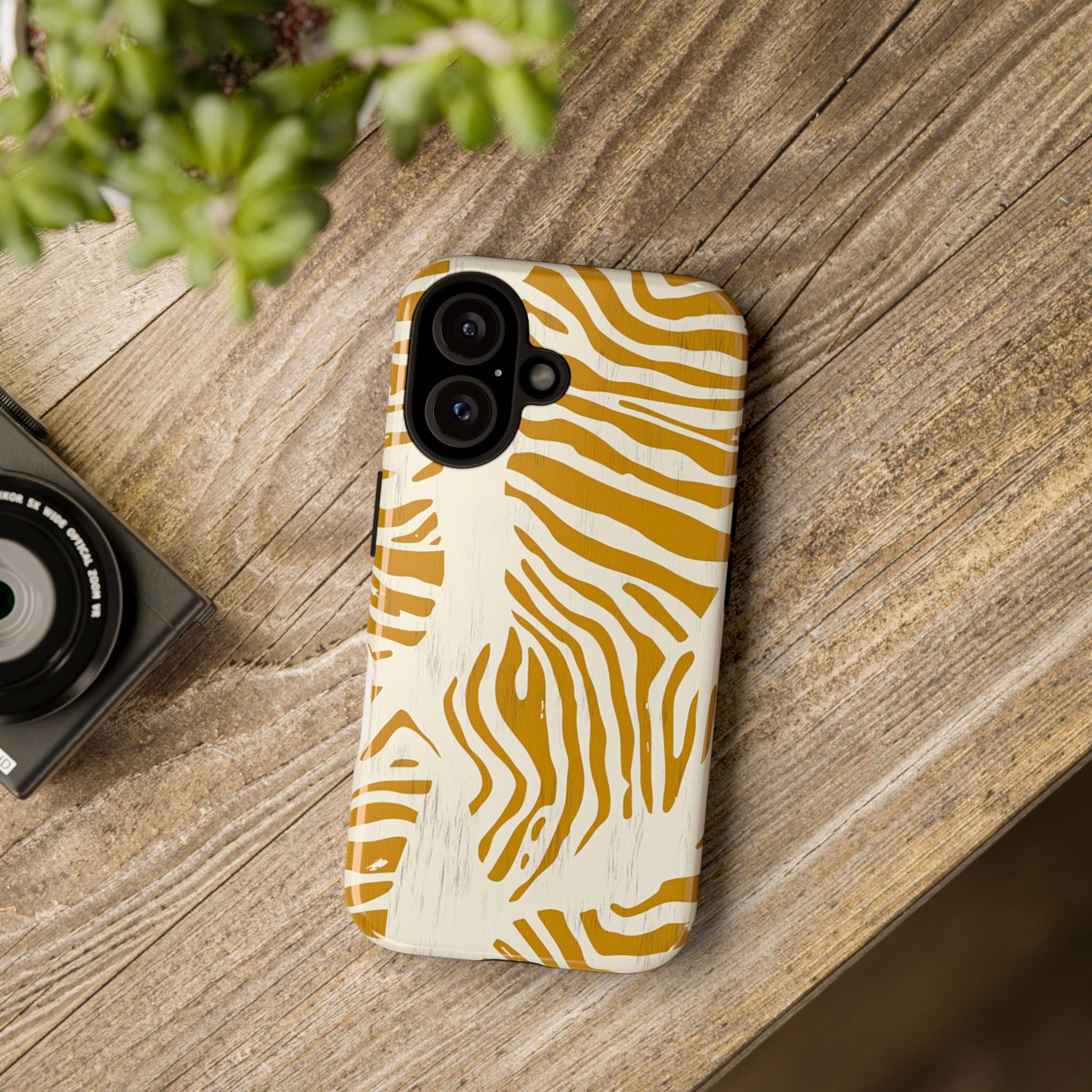Stylish Phone Case with Zebra Print