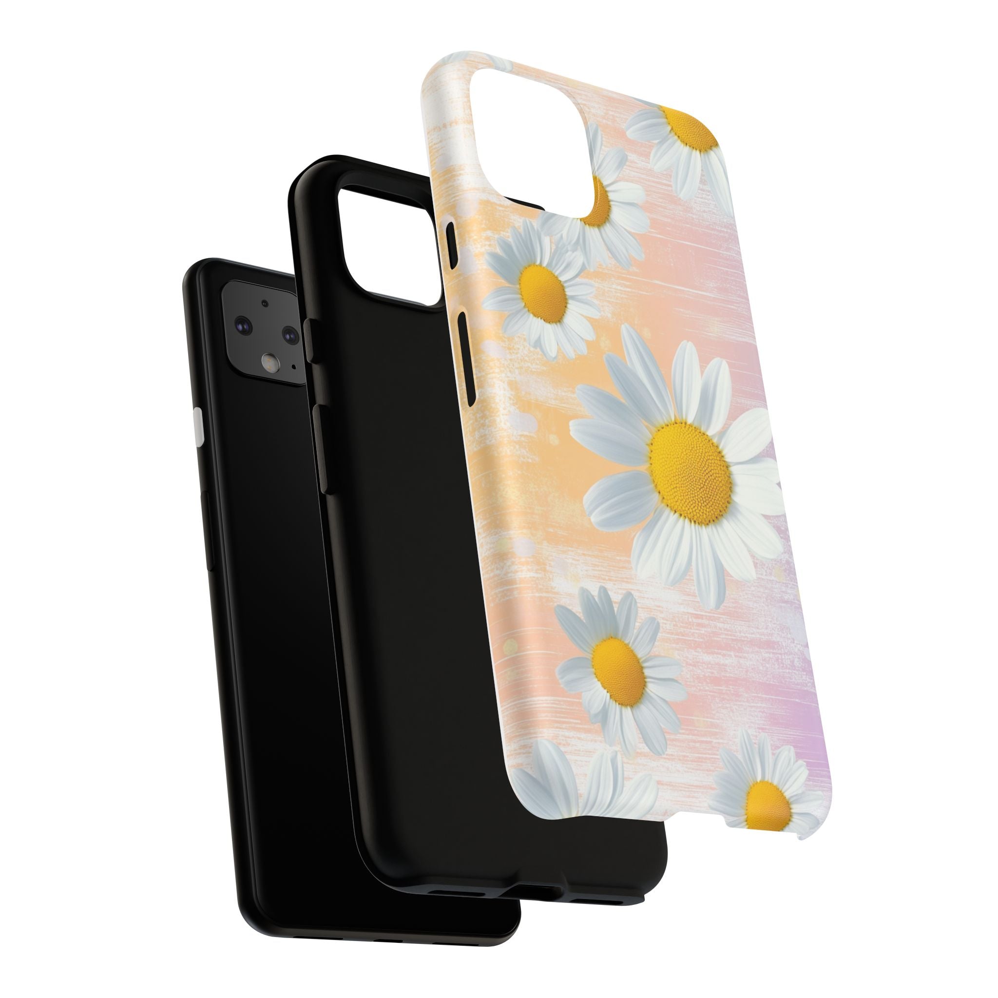 Daisy Phone Case - Floral Tough Case for Nature Lovers