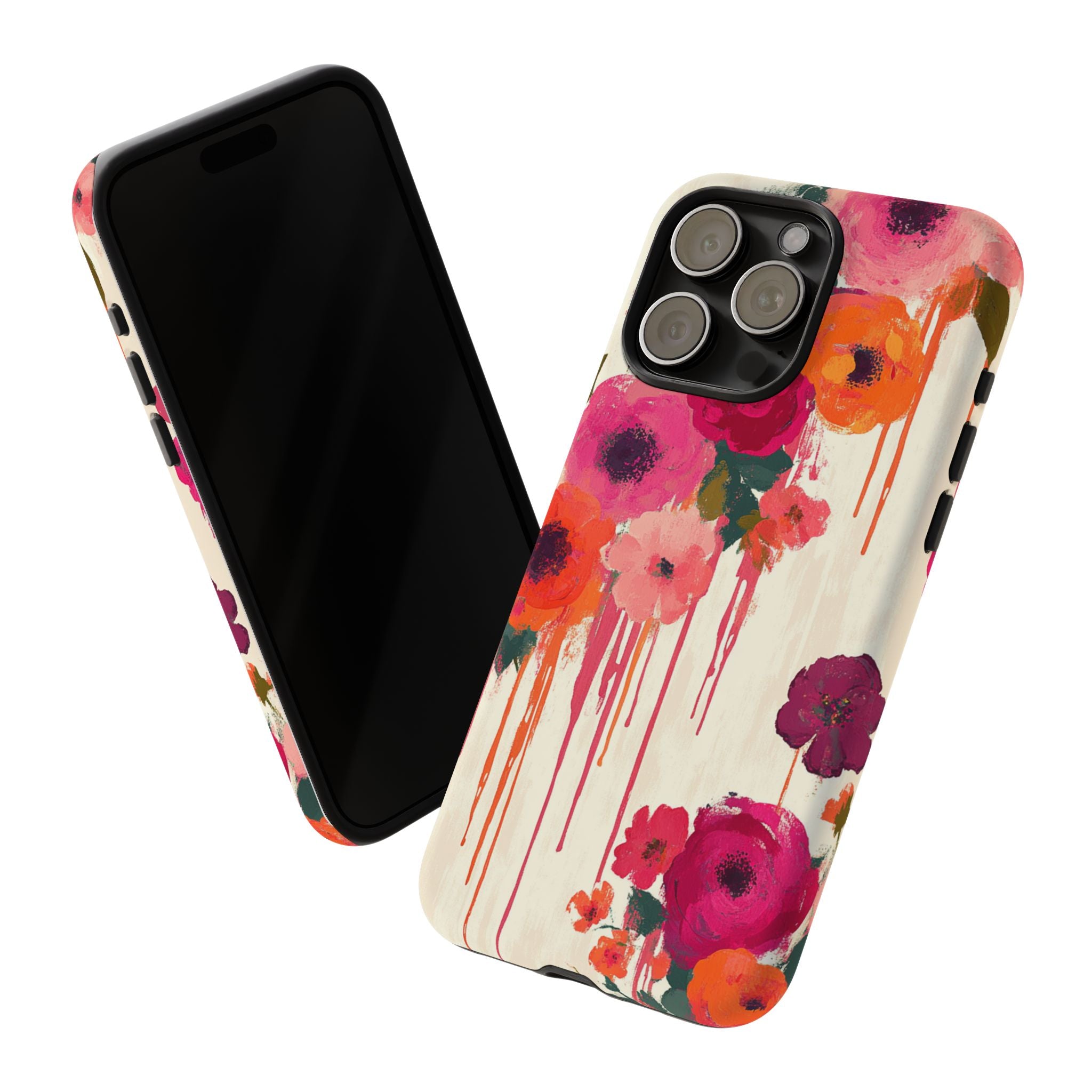 Floral Phone Case - Tough Cases with Vibrant Flower Design